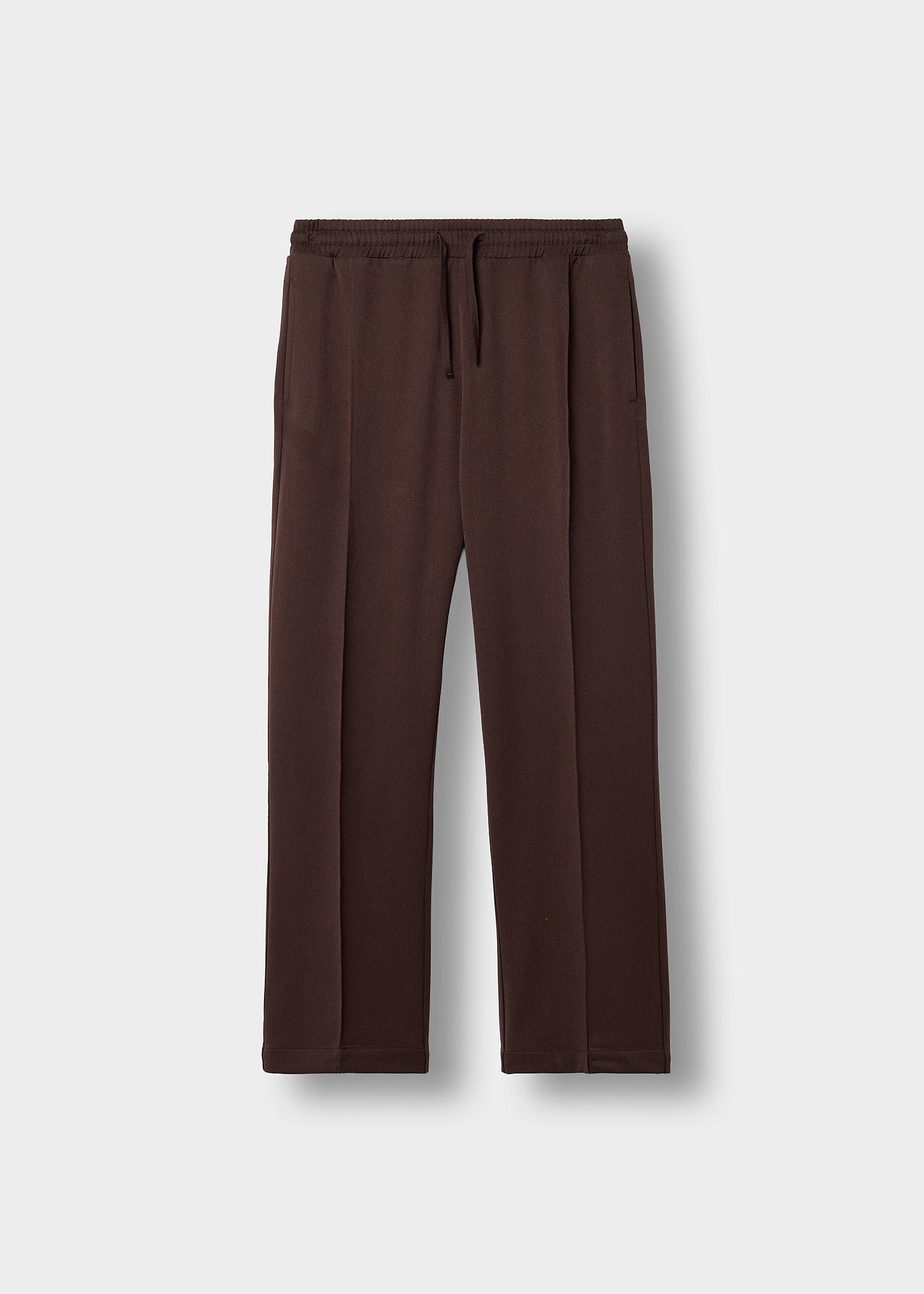 burocs-tailored-casual-pants-chocolate-brown-relaxed-fit image 1