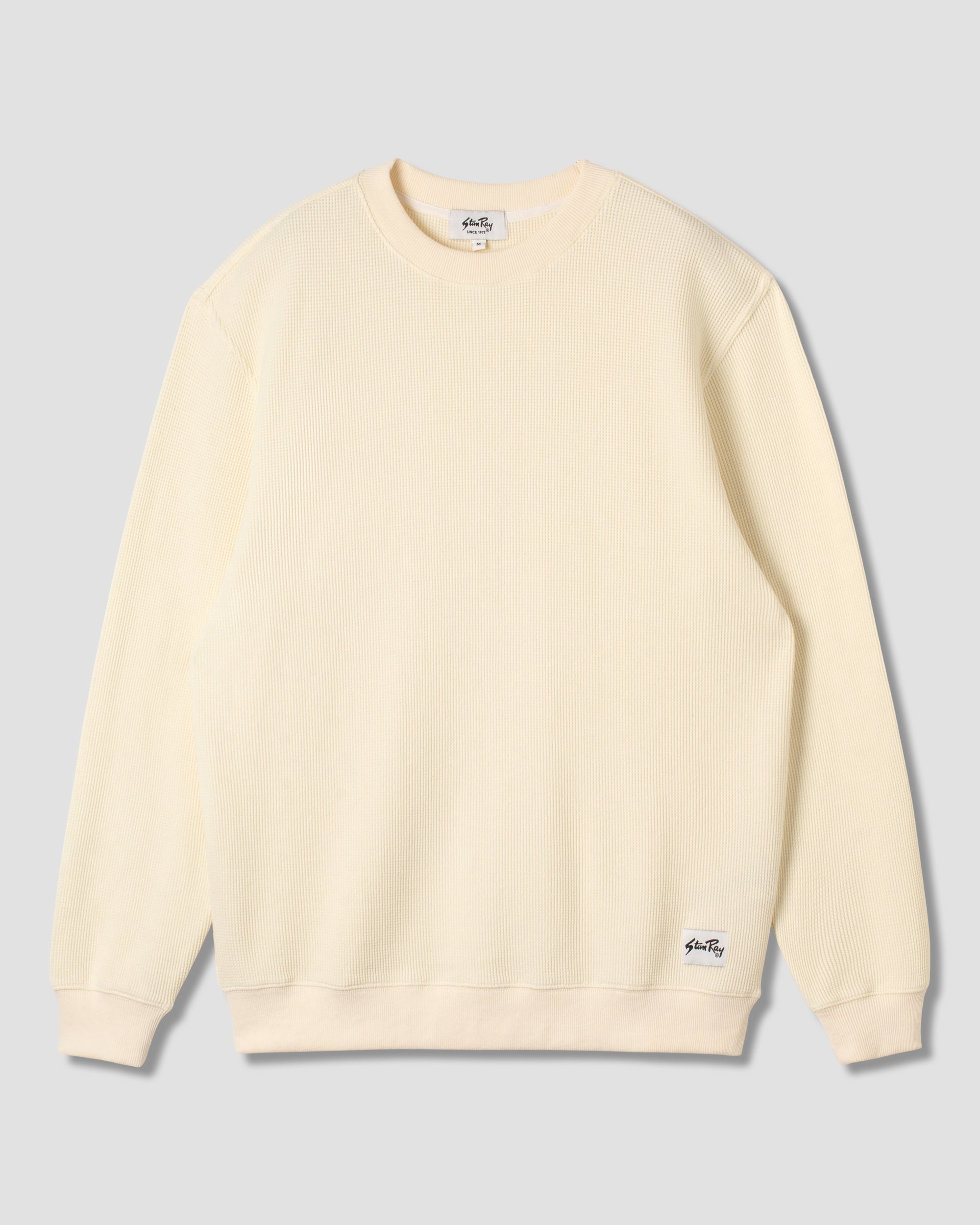 stan-ray-waffle-crew-sweatshirt-natural-langarm image 1