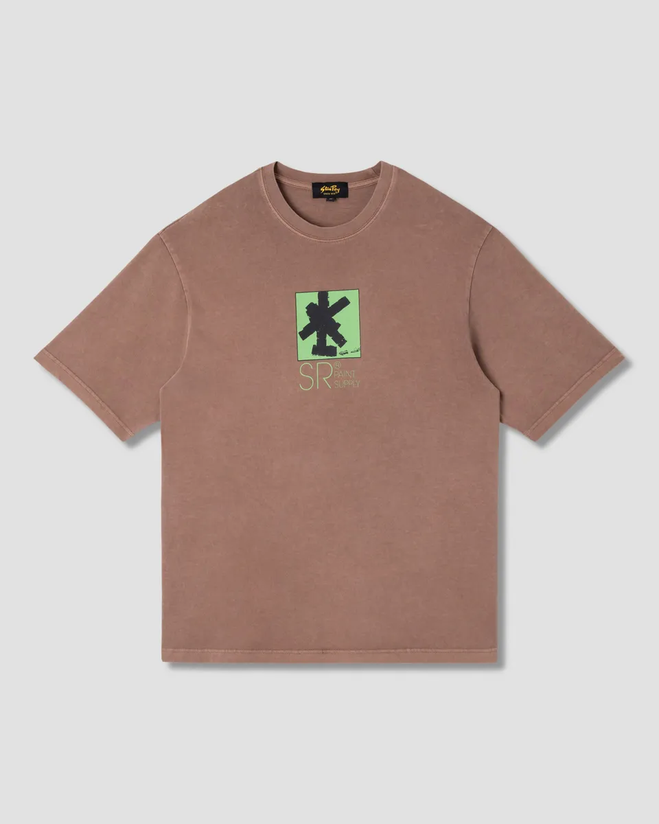 stan-ray-brush-squares-tee-t-shirt-acorn-baumwolle image 1