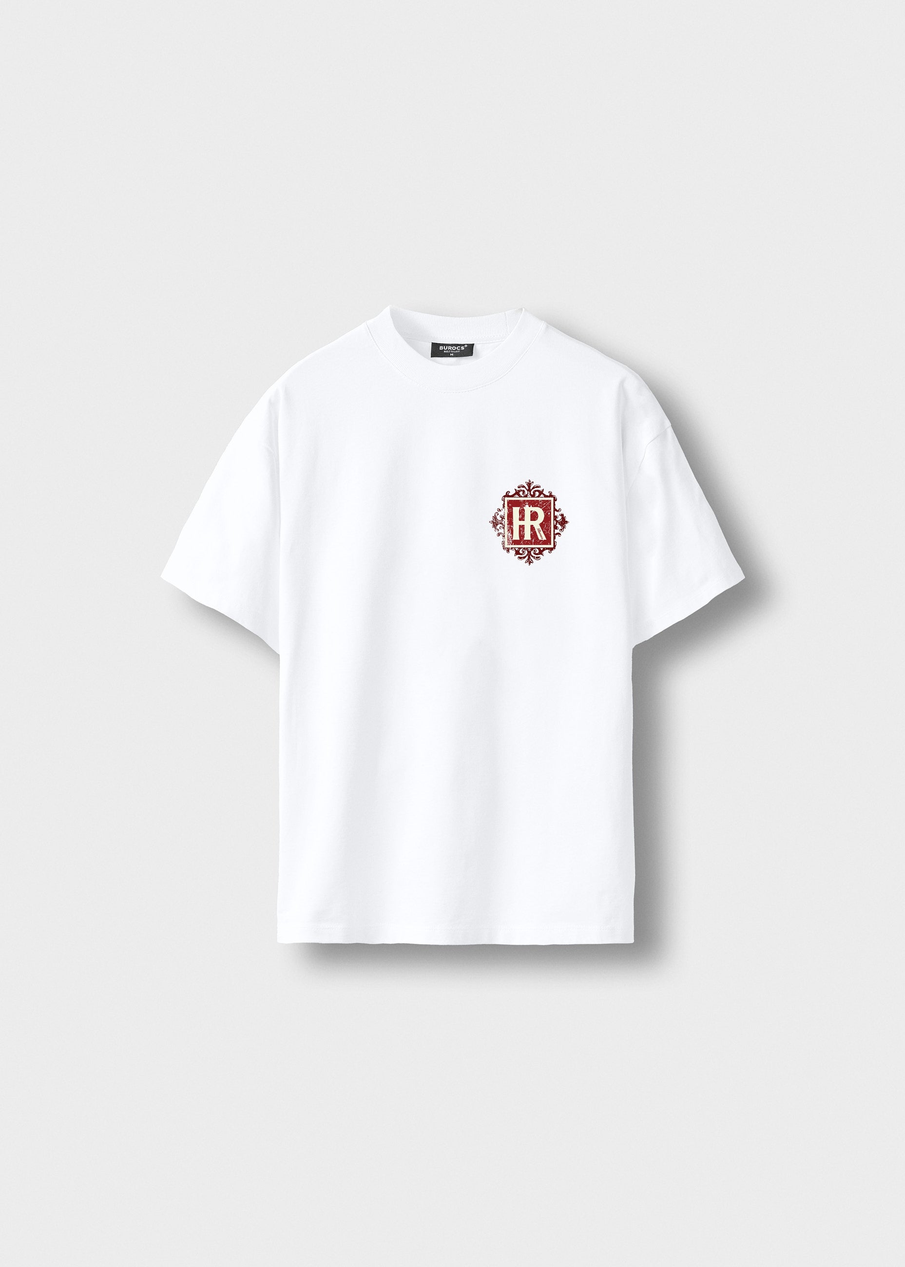 burocs-t-shirts-oversize-t-shirt-hotel-emblem-wei-print image 1