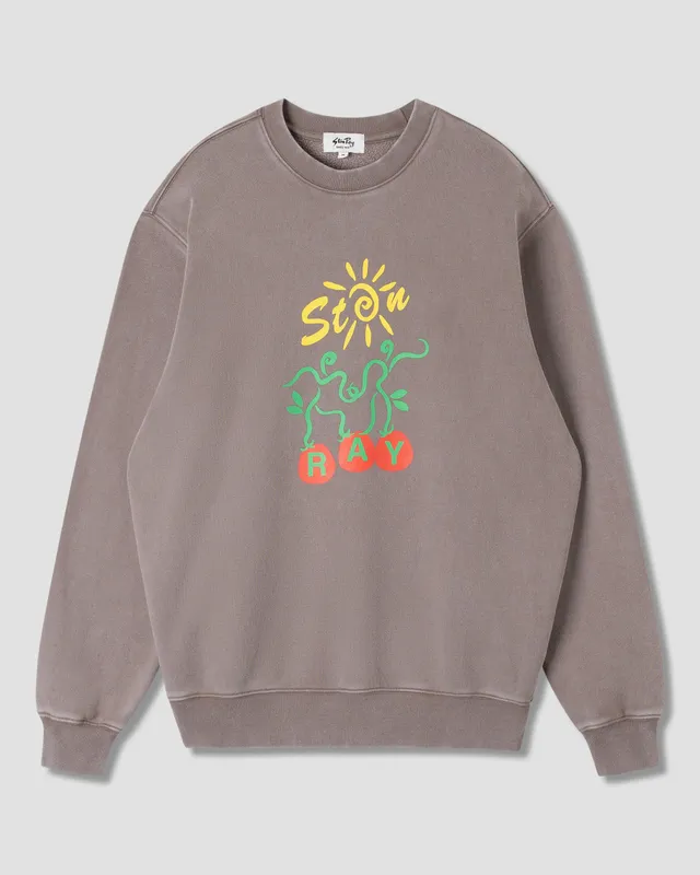 stan-ray-sweats-ray-vine-crew-sweatshirt-shale-baumwolle image 1
