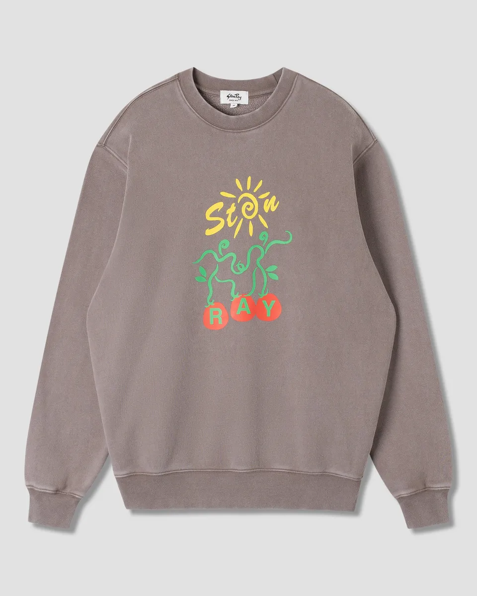 stan-ray-sweats-ray-vine-crew-sweatshirt-shale-baumwolle image 1