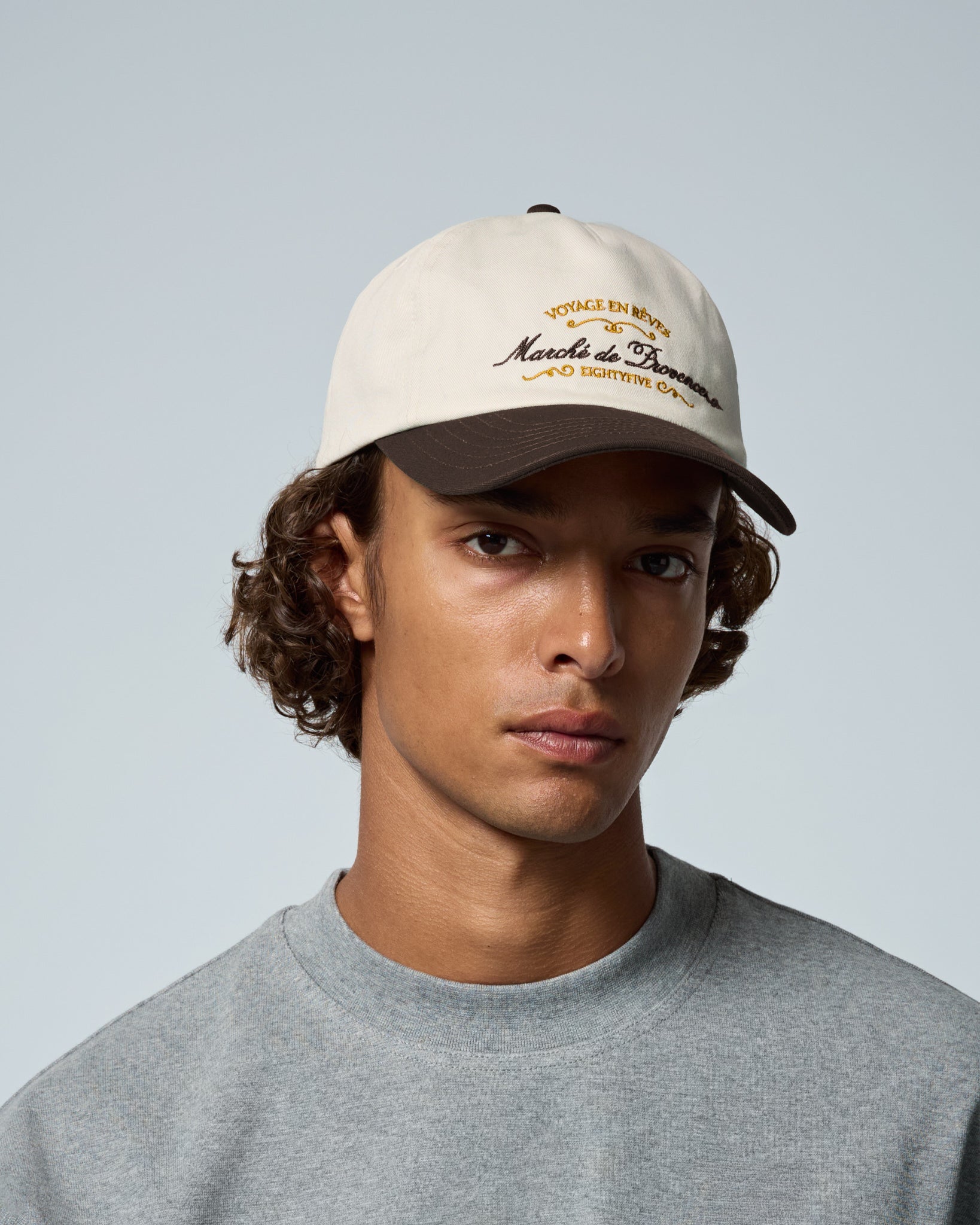 eightyfive-marche-baseball-cap-stone-brown-baumwolle image 4