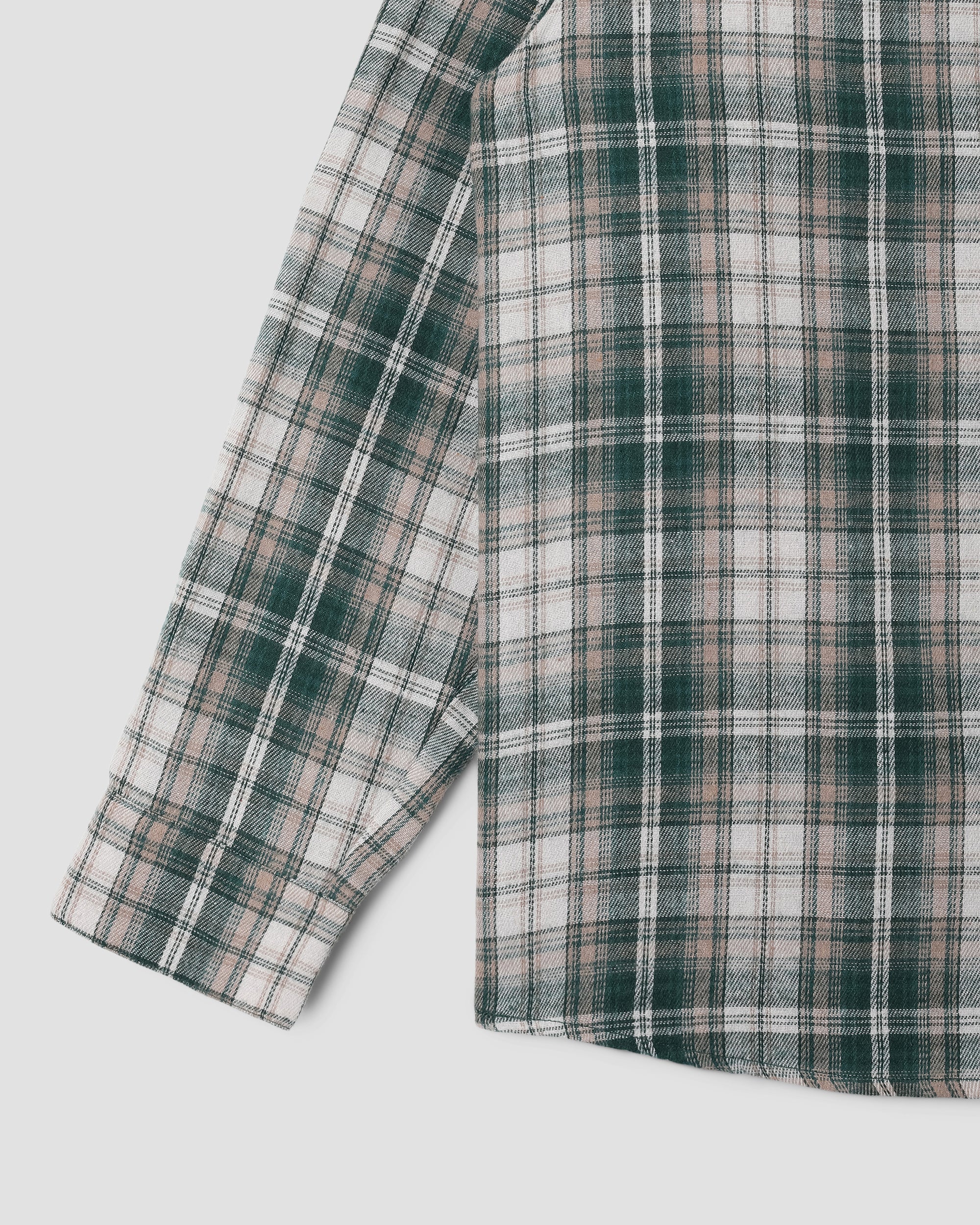 stan-ray-flannel-shirt-flanellhemd-green-plaid-kurzarm image 4