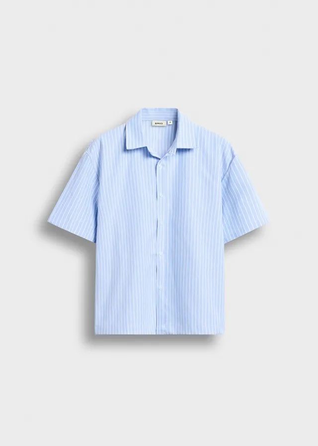 burocs-shirts-boxy-shortsleeve-shirt-blue-streifen image 1