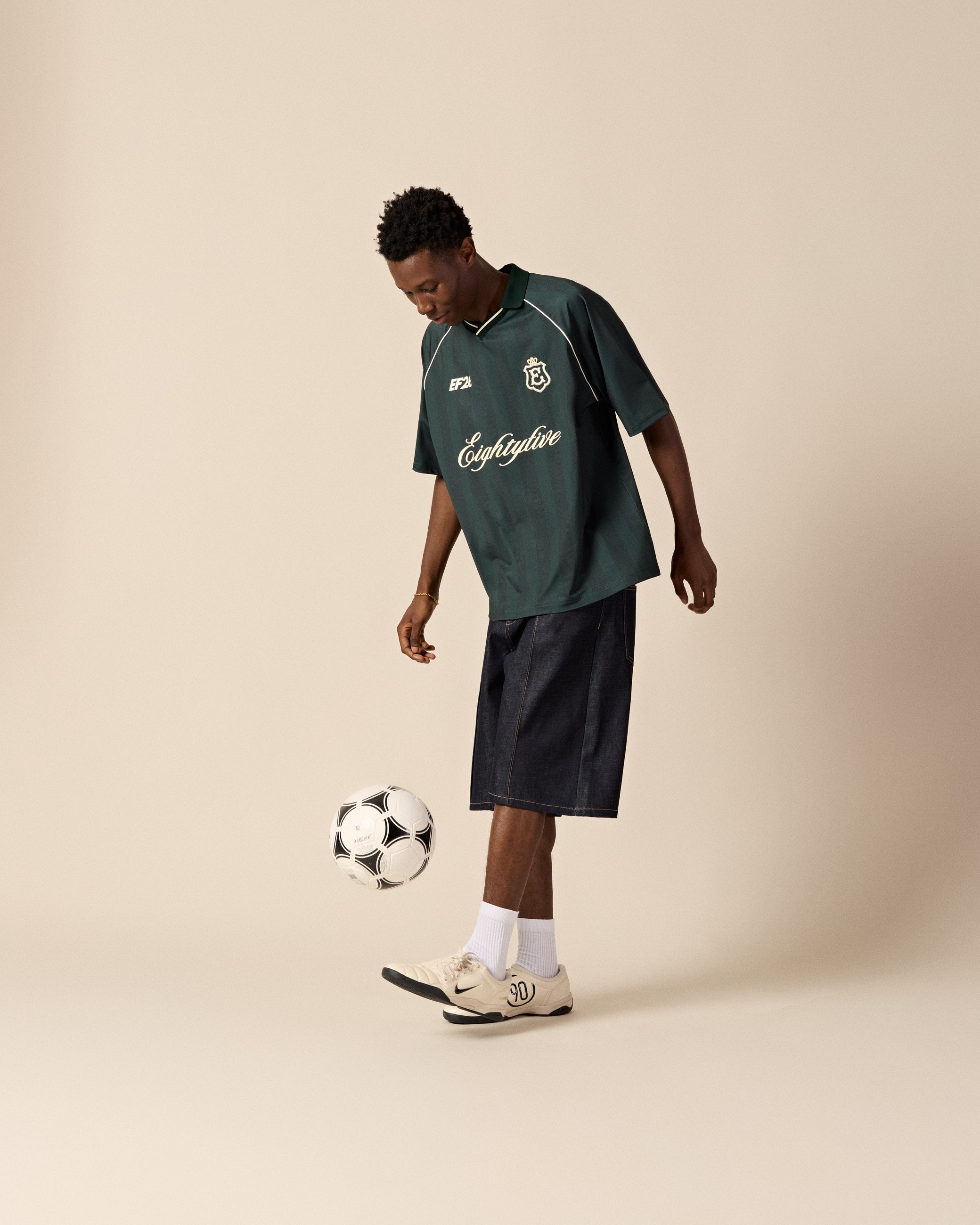 eightyfive-jersey-polohemd-evergreen-oversized-v-ausschnitt image 4