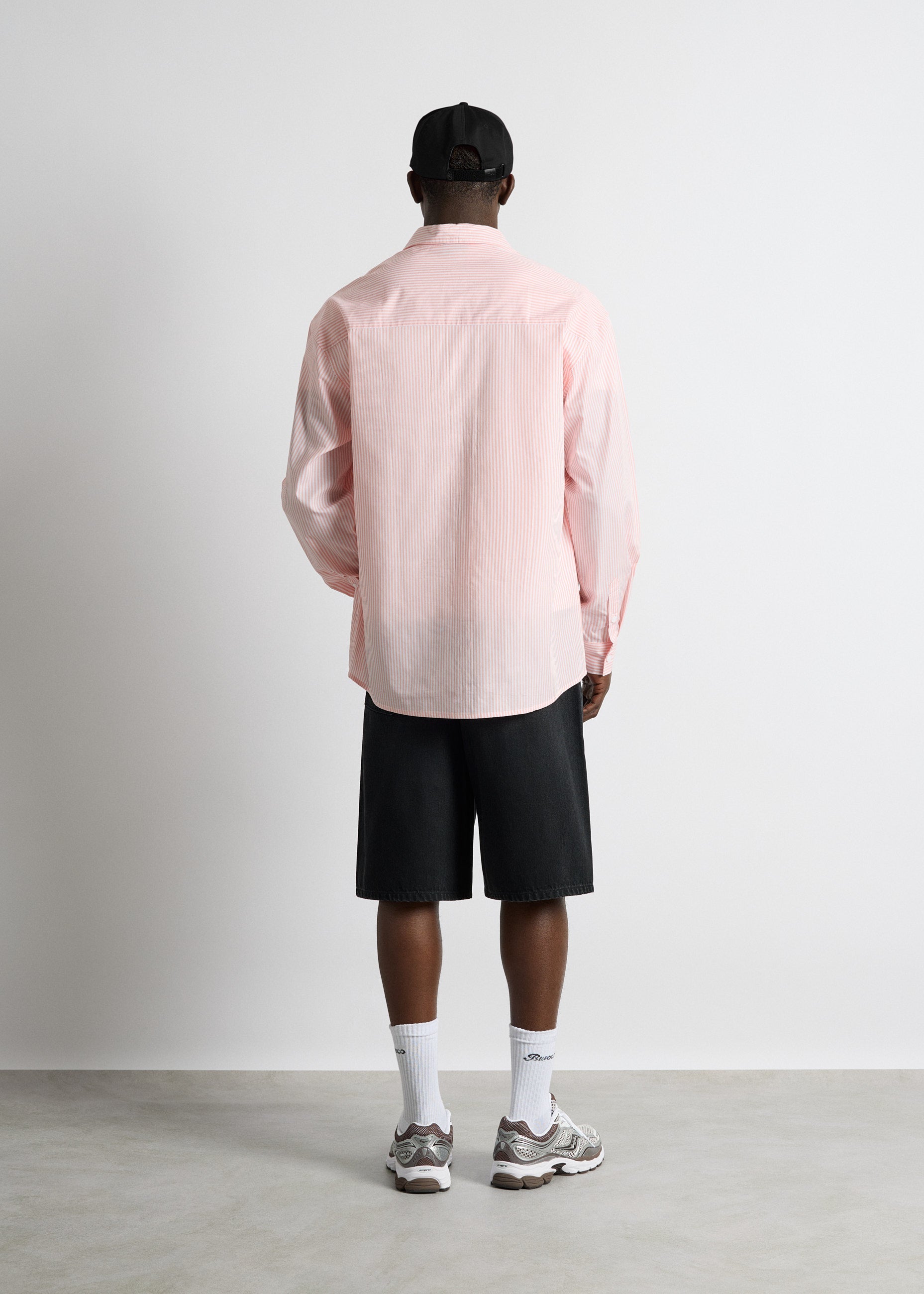 burocs-cotton-long-sleeve-shirt-herren-hemd-peach-streifen image 6