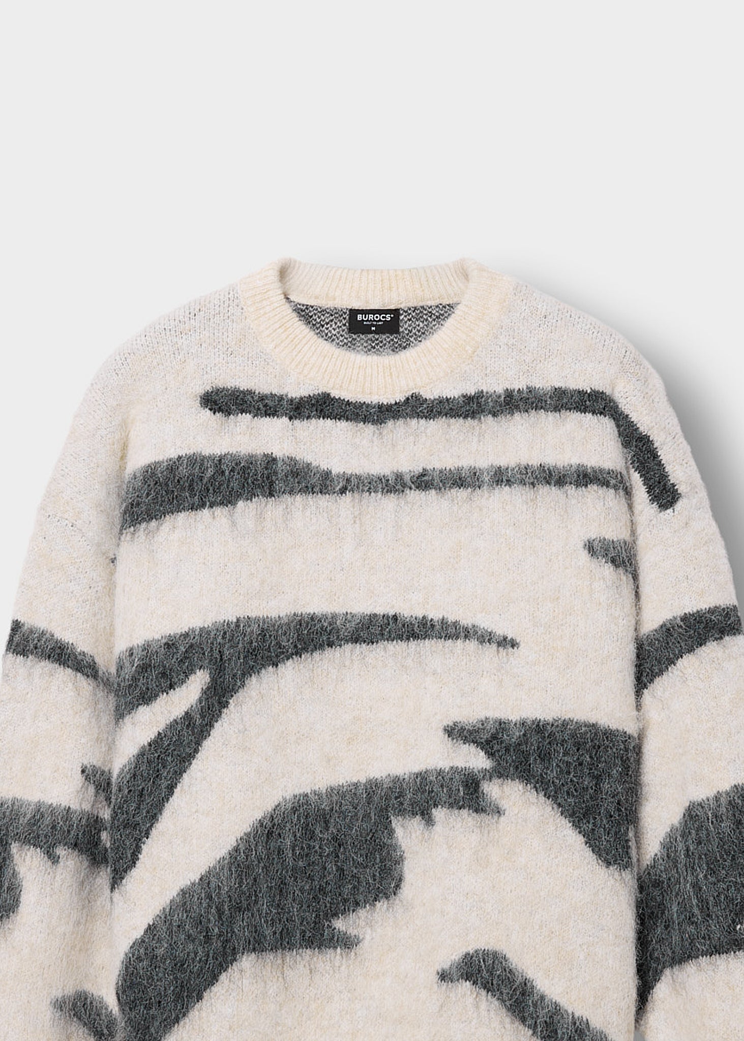 burocs-hairy-monochrome-knit-sweater-off-white image 6