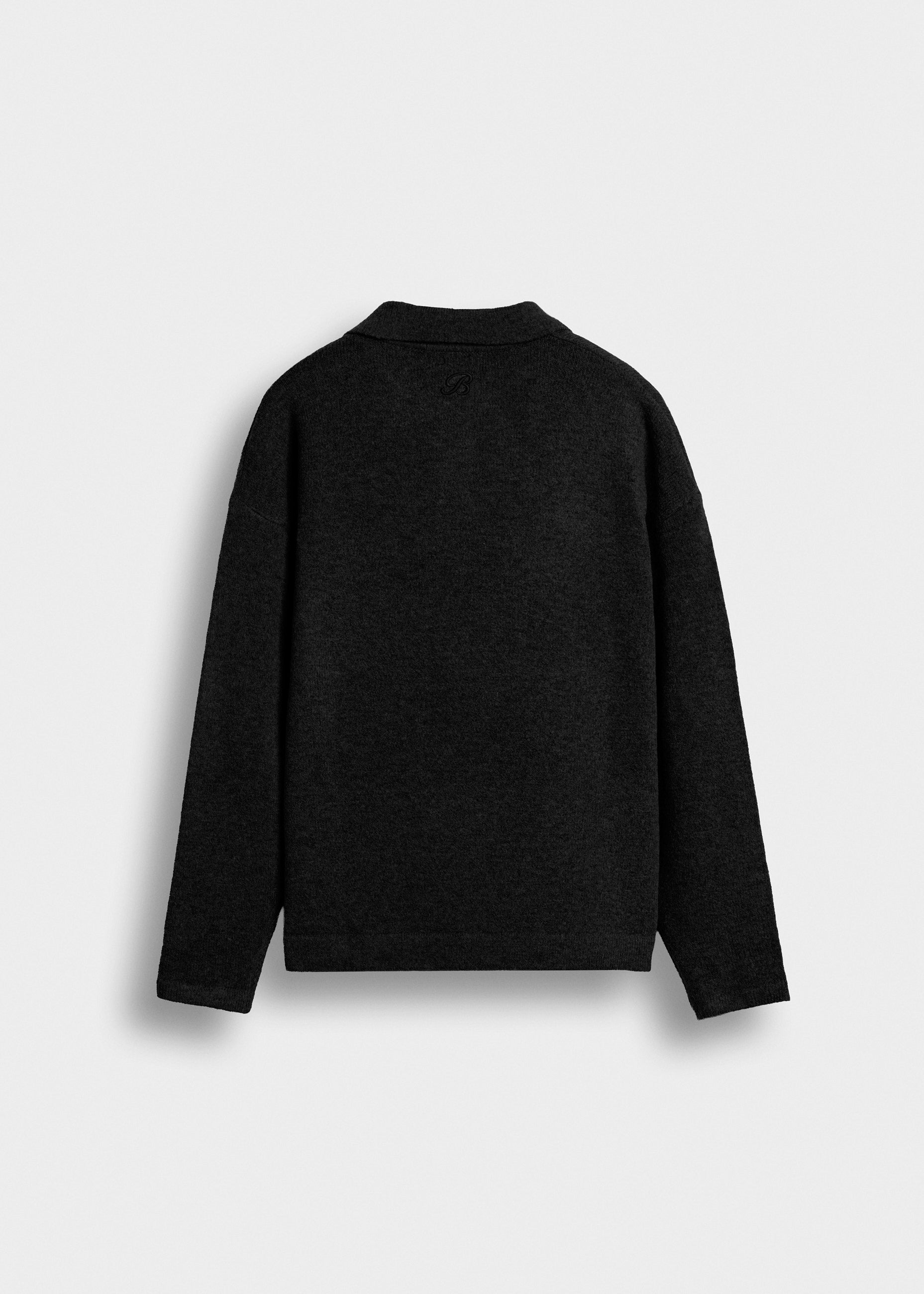 burocs-hairy-polopullover-schwarz-oversize image 2