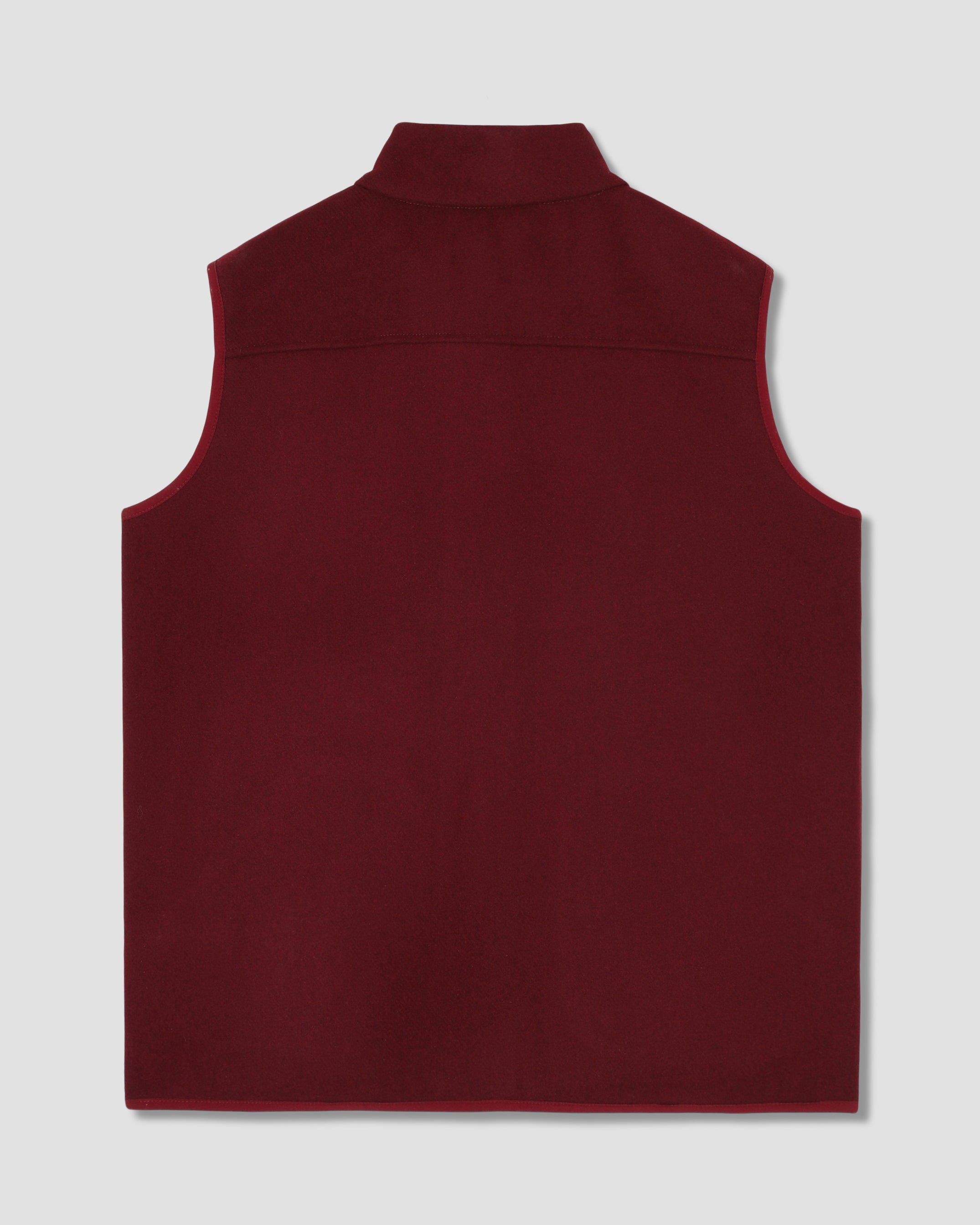 stan-ray-wool-fleece-vest-weste-dark-red-heather-wolle image 2