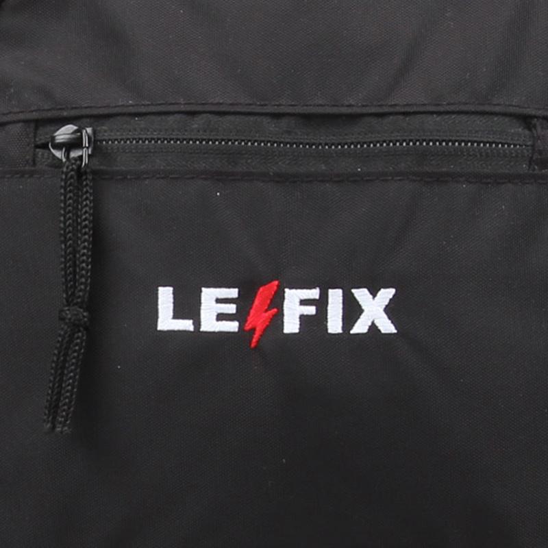 le-fix-skuldertaske-umh-ngetasche-schwarz-nylon-wasserabweisend image 4