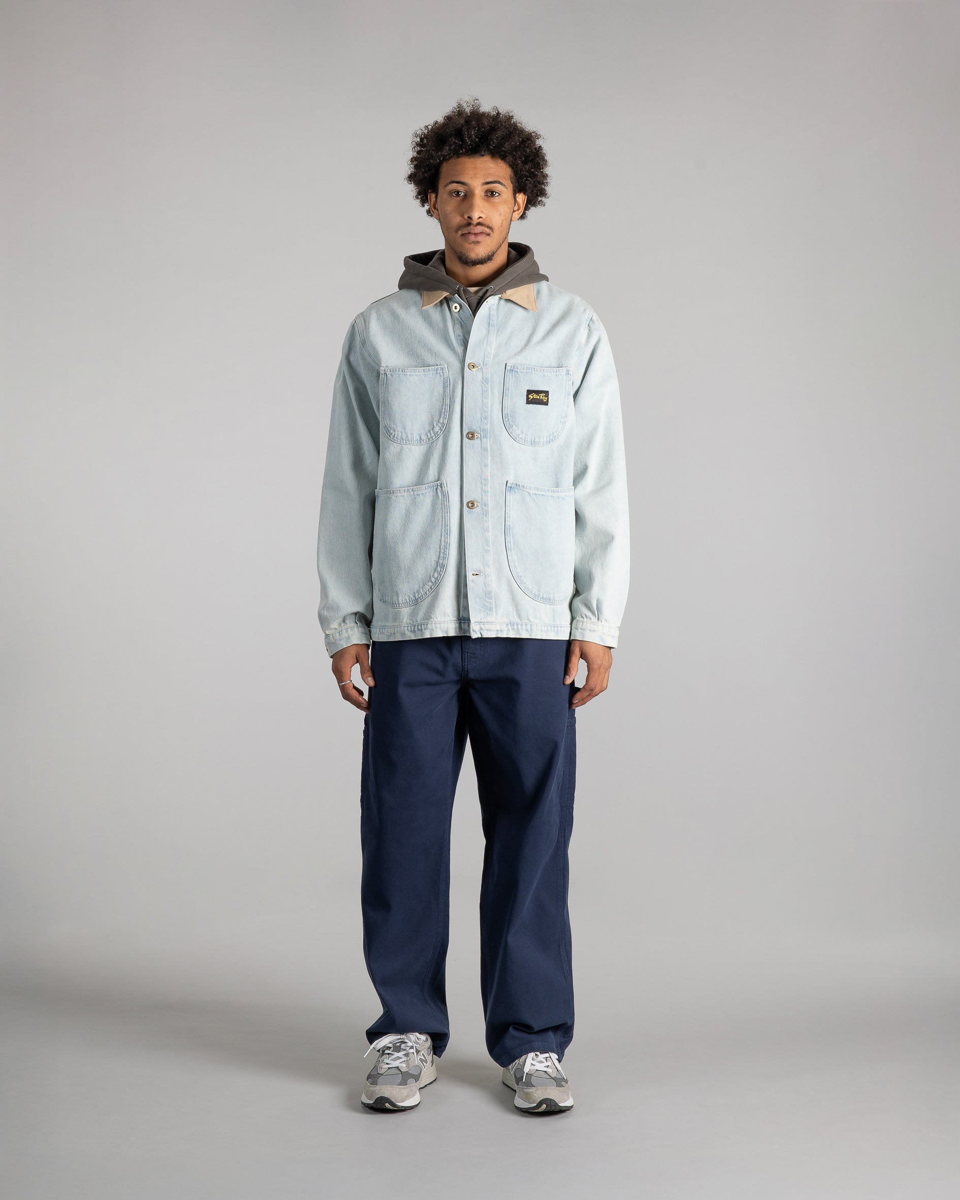 stan-ray-jackets-coverall-jacket-lite-blue-denim-baumwolle image 7