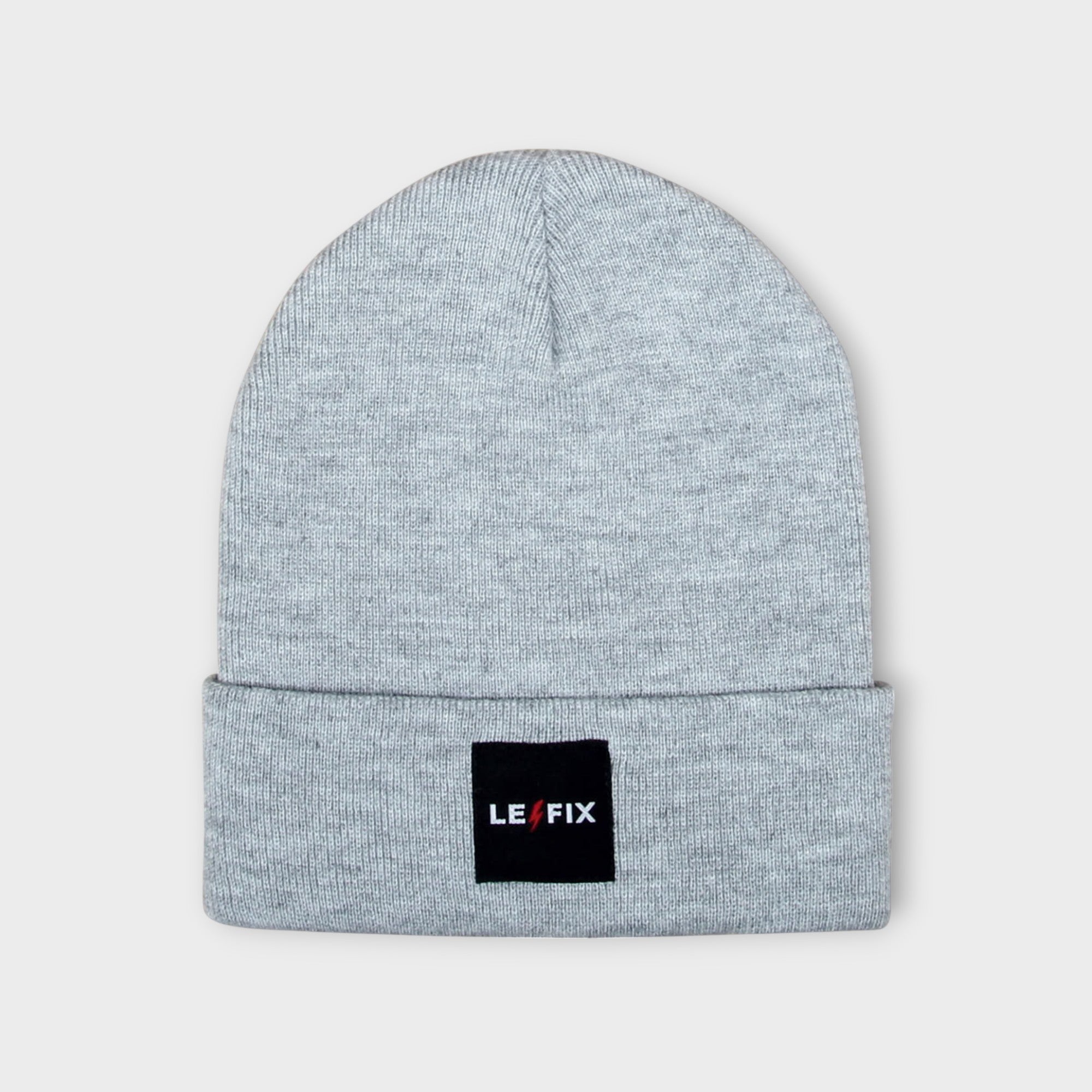 le-fix-tall-lightning-beanie-grau-lang-acryl image 1