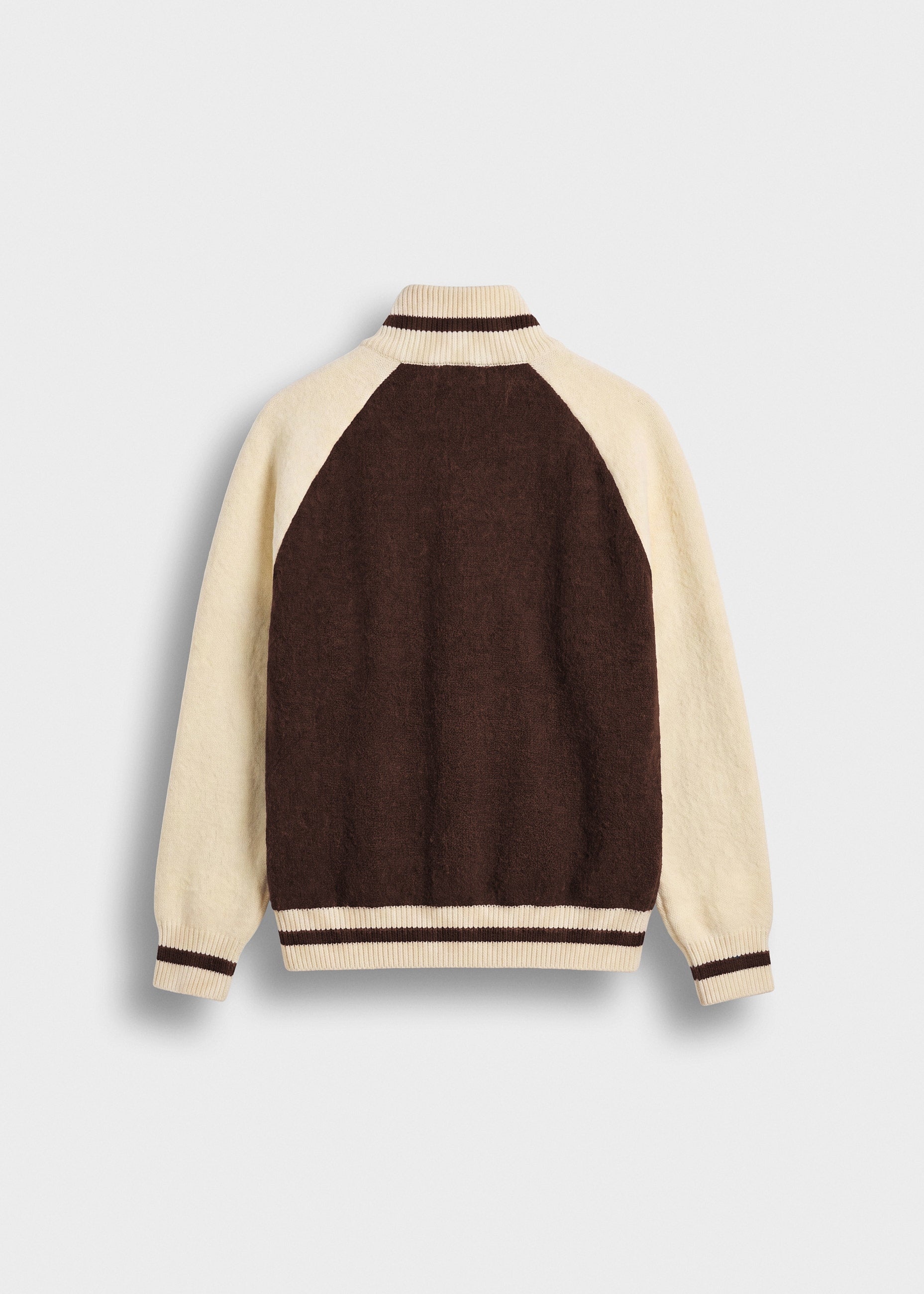 burocs-knitted-zip-jacke-dark-chocolate-oversized image 2