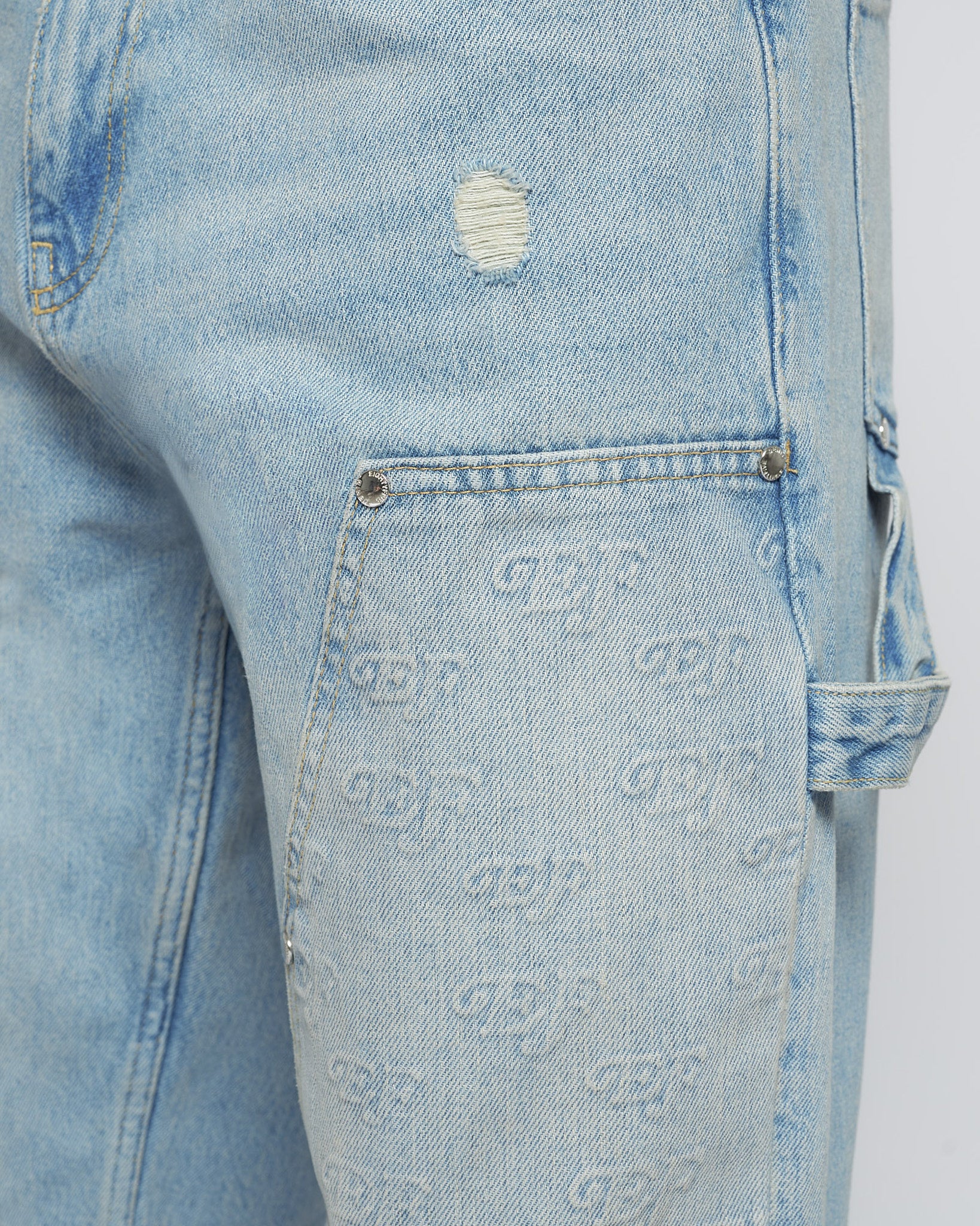 eightyfive-embossed-carpenter-denim-jeans-hellblau-straight image 7