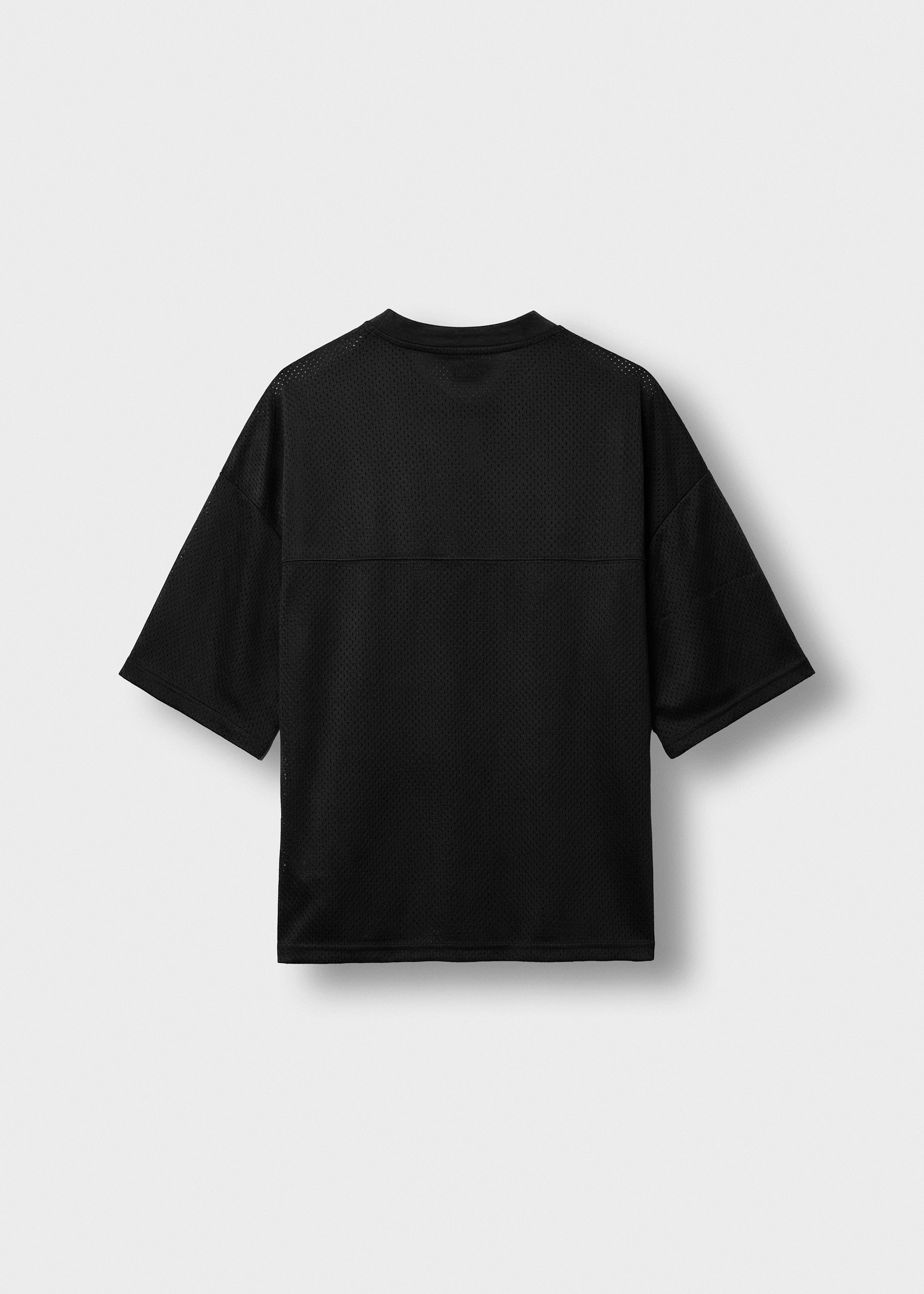 burocs-mesh-logo-t-shirt-black-oversize-polyester image 2