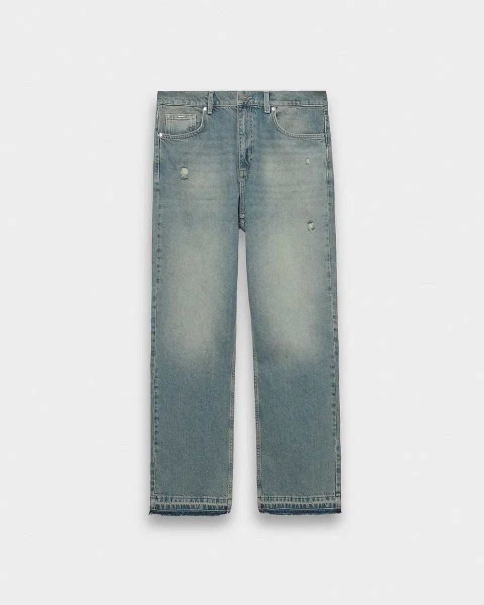 eightyfive-bottoms-open-hem-straight-denim-jeans-azure-blue image 1