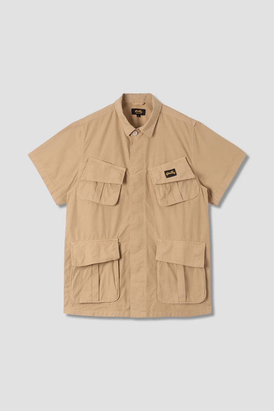 stan-ray-tropical-jacket-hemdjacke-khaki-ripstop-baumwolle image 1