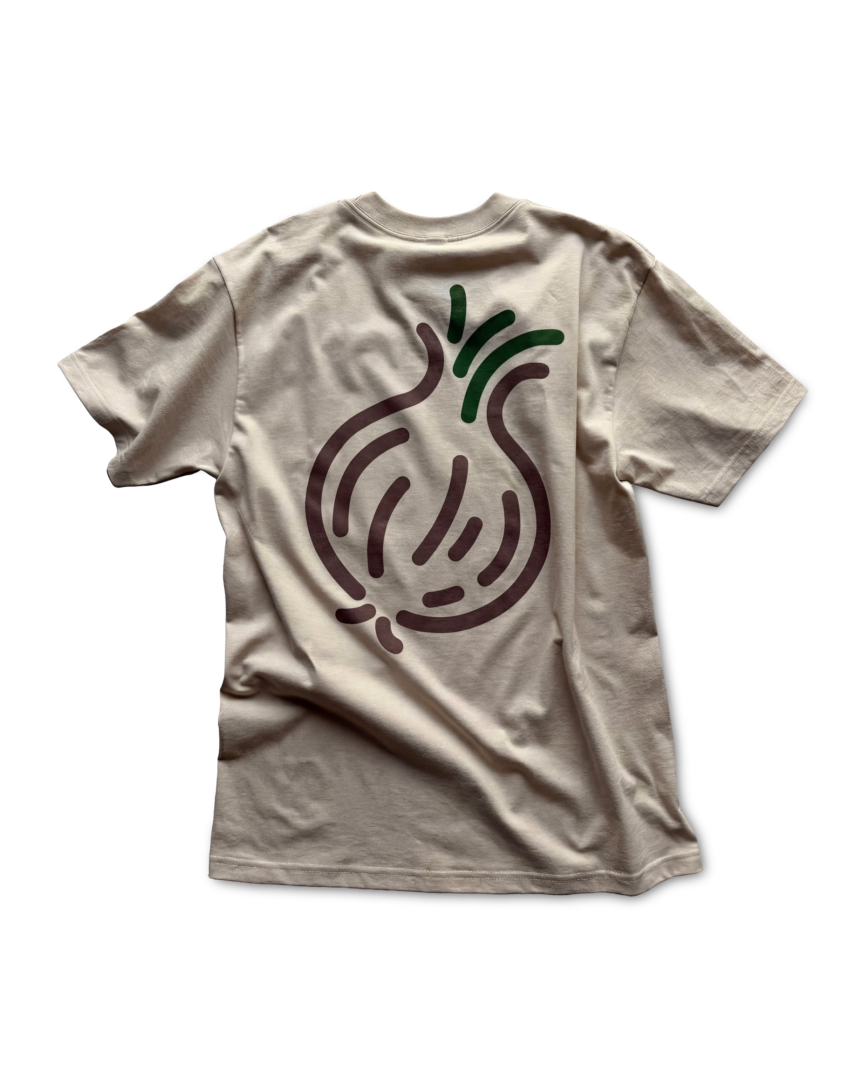 carrots-onions-wordmark-tee-t-shirt-bone-baumwolle image 2