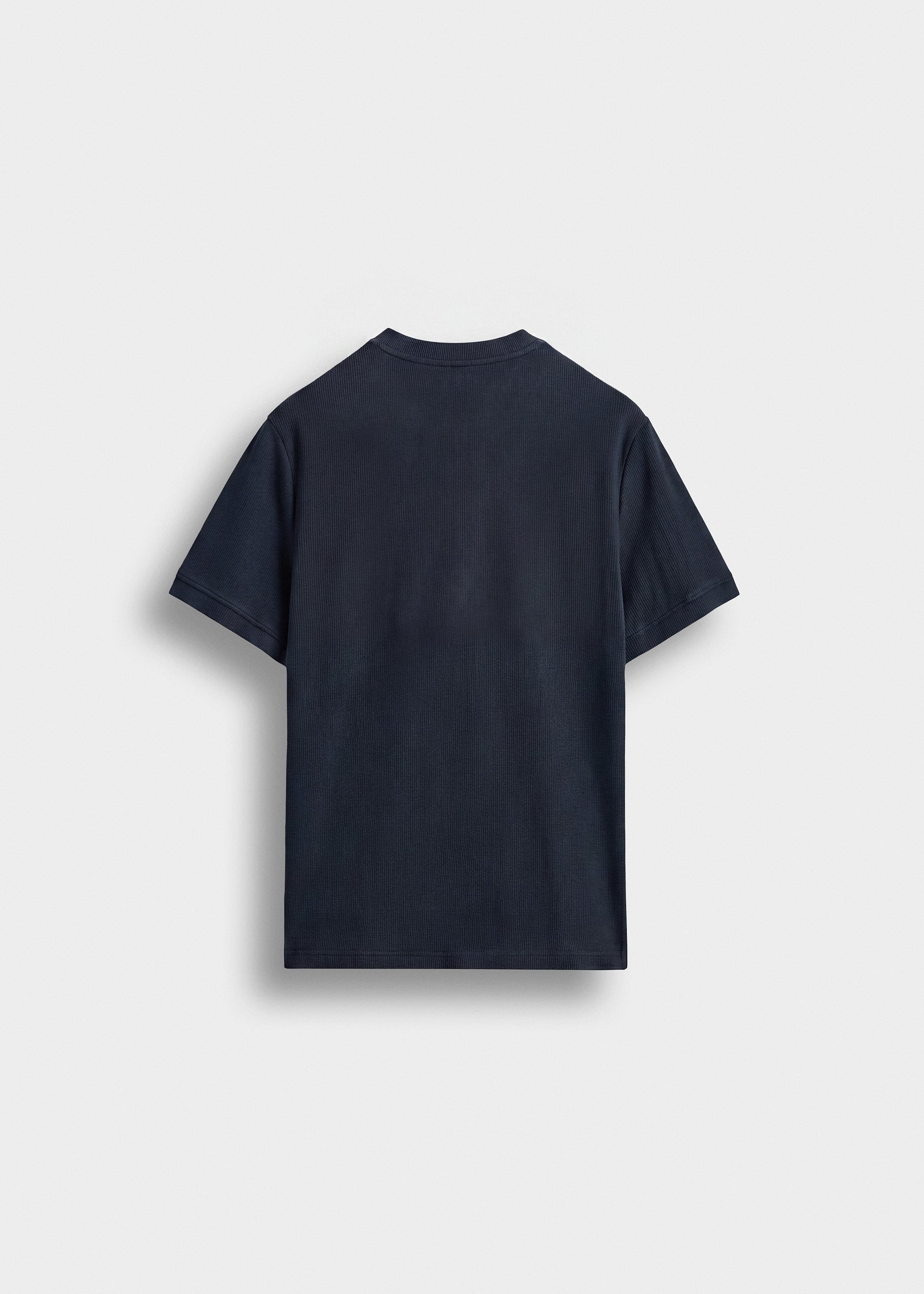 burocs-t-shirts-slim-rib-t-shirt-navy-baumwolle image 2
