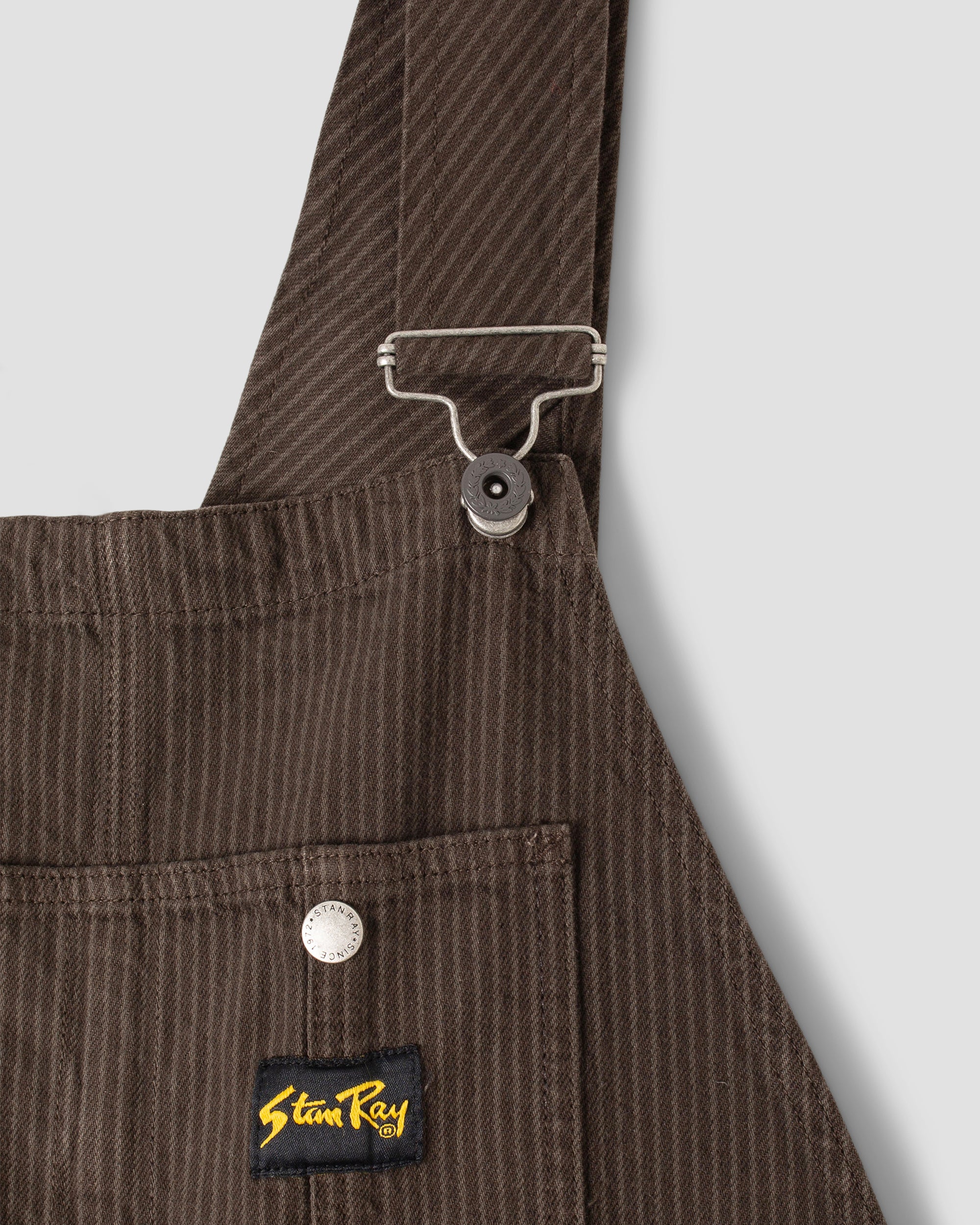 stan-ray-earls-bib-latzhose-charcoal-hickory-gestreift image 6