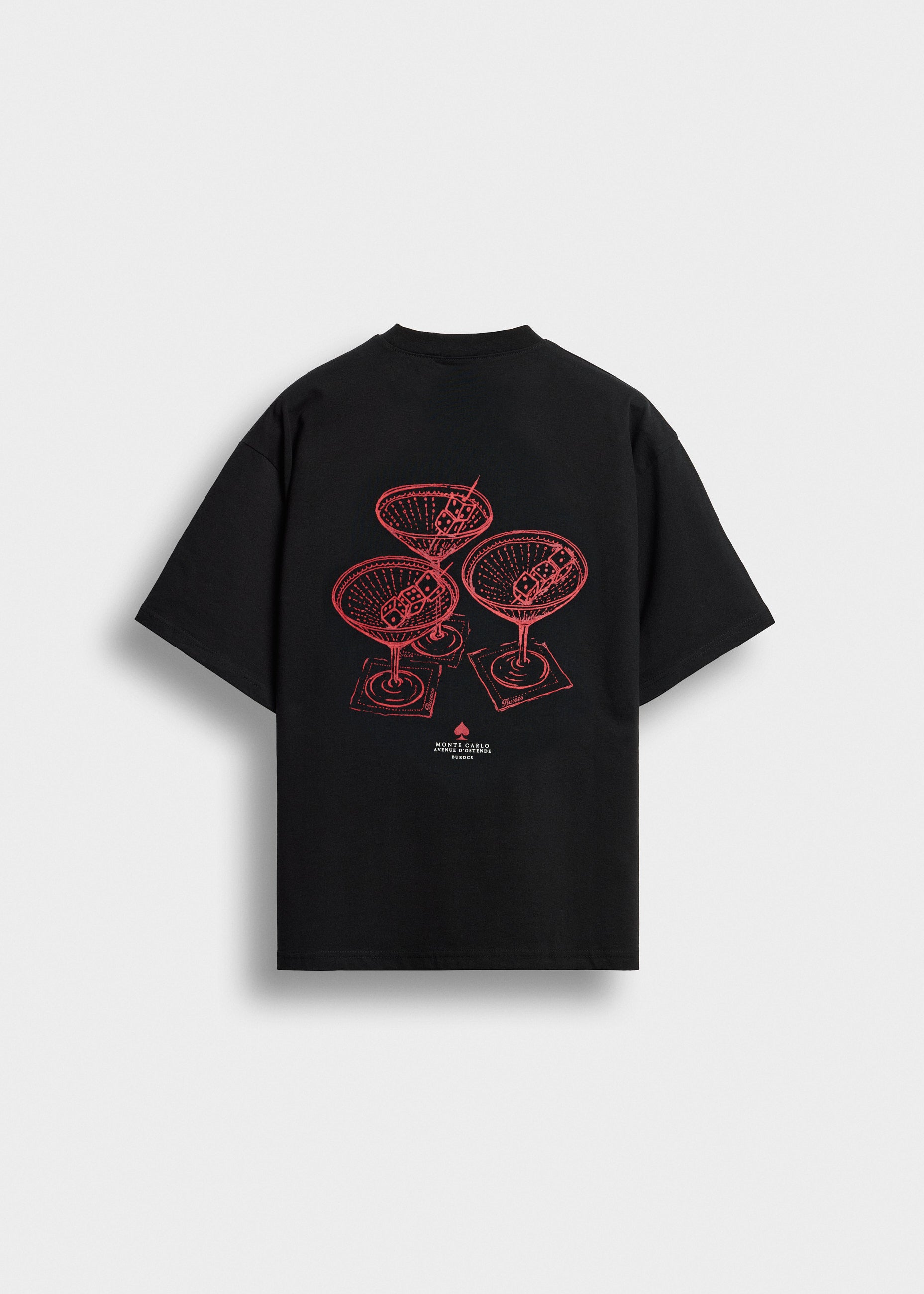 burocs-martini-on-dice-oversize-t-shirt-schwarz-m image 1