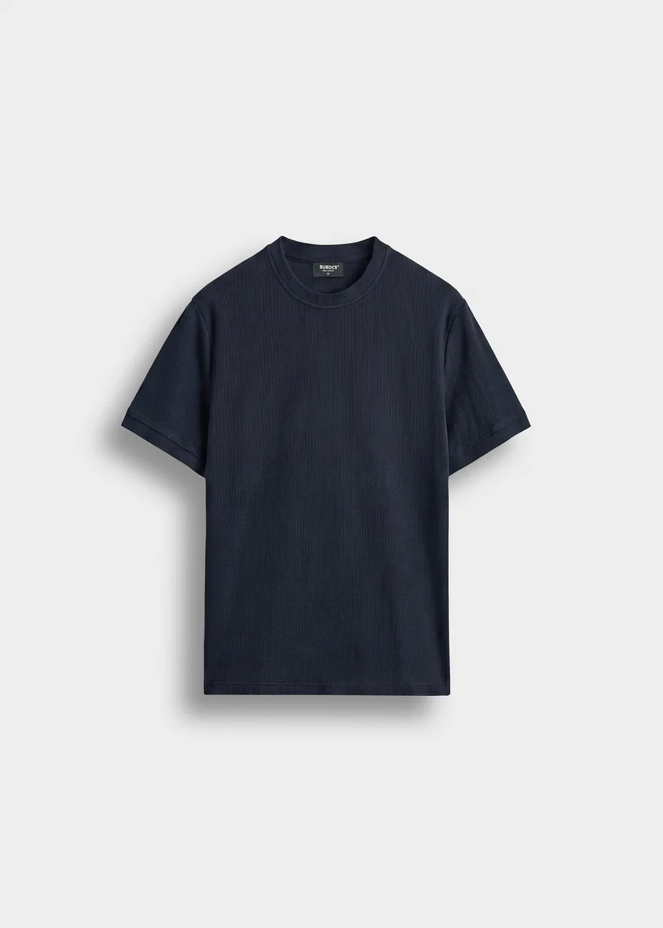 burocs-t-shirts-slim-rib-t-shirt-navy-baumwolle image 1