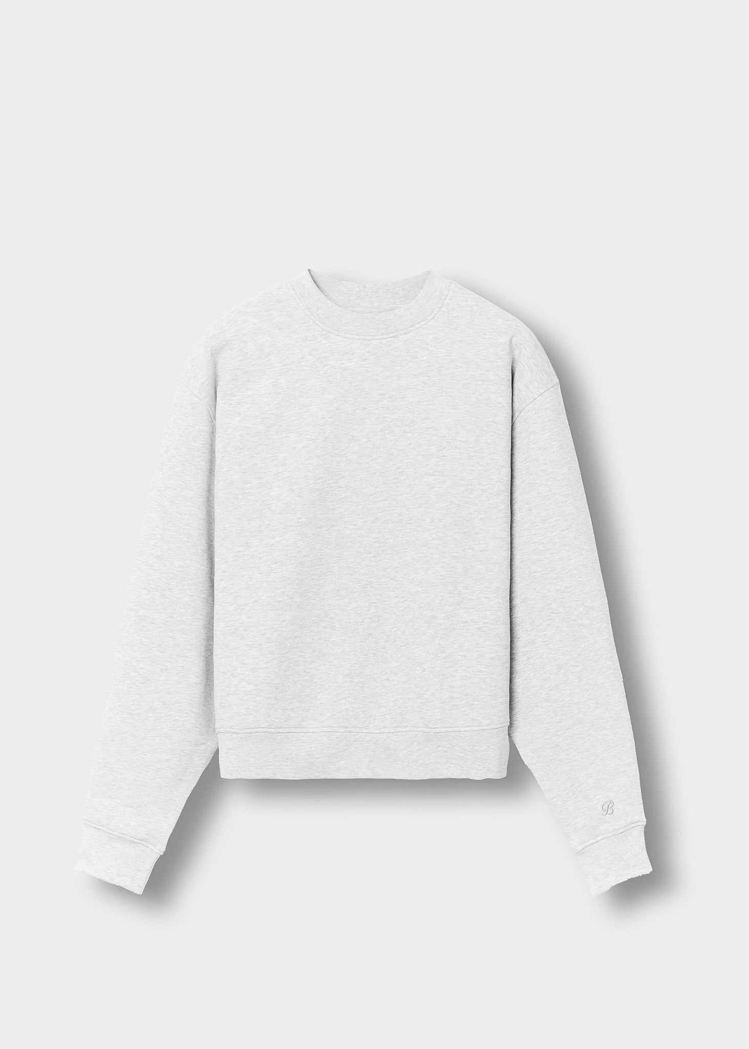burocs-basic-crewneck-sweater-ash-grey-regular-fit image 1