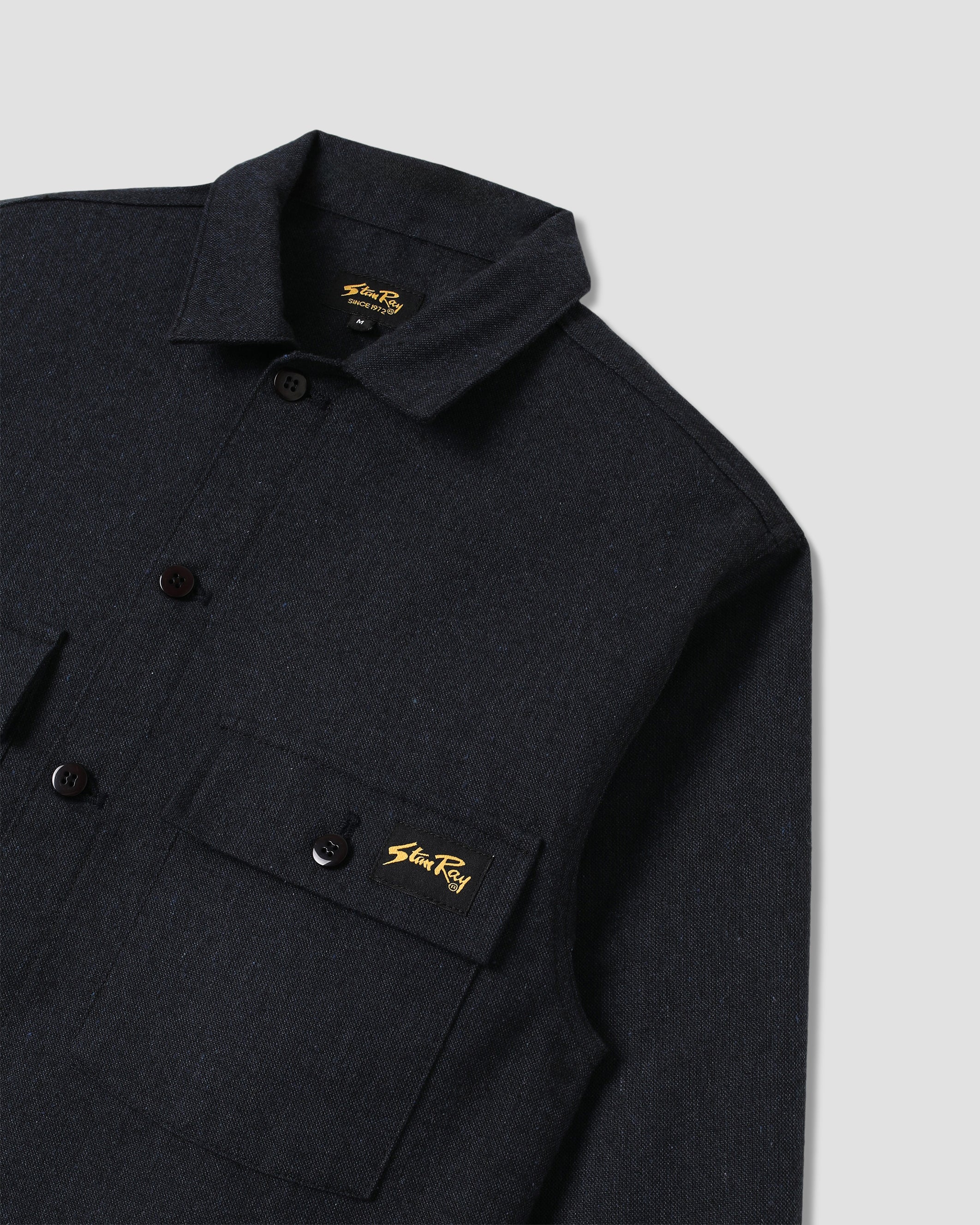 stan-ray-cpo-shirt-navy-heather-herren-overshirt image 6