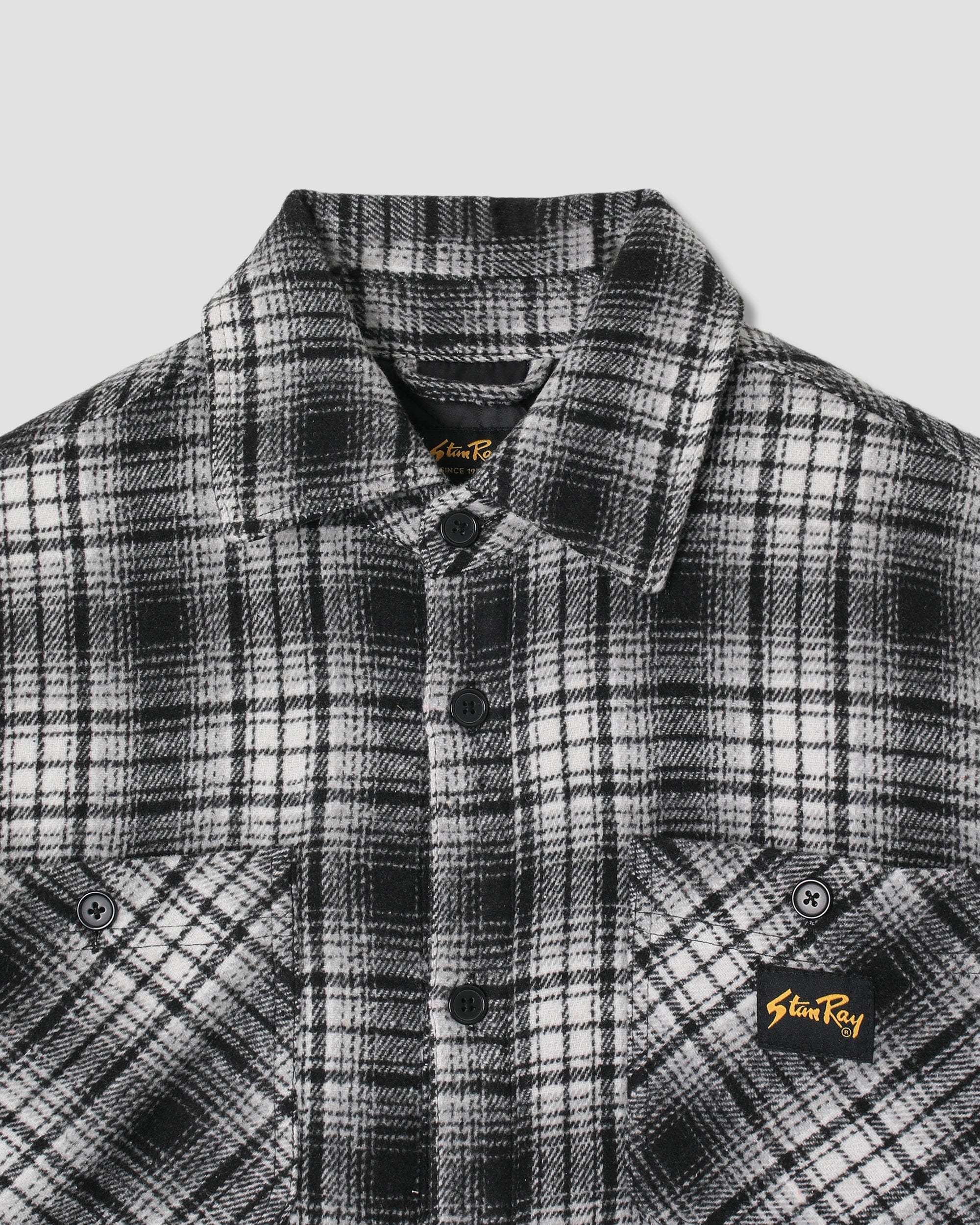 stan-ray-quilted-plaid-overshirt-jacke-blue-gesteppt image 4