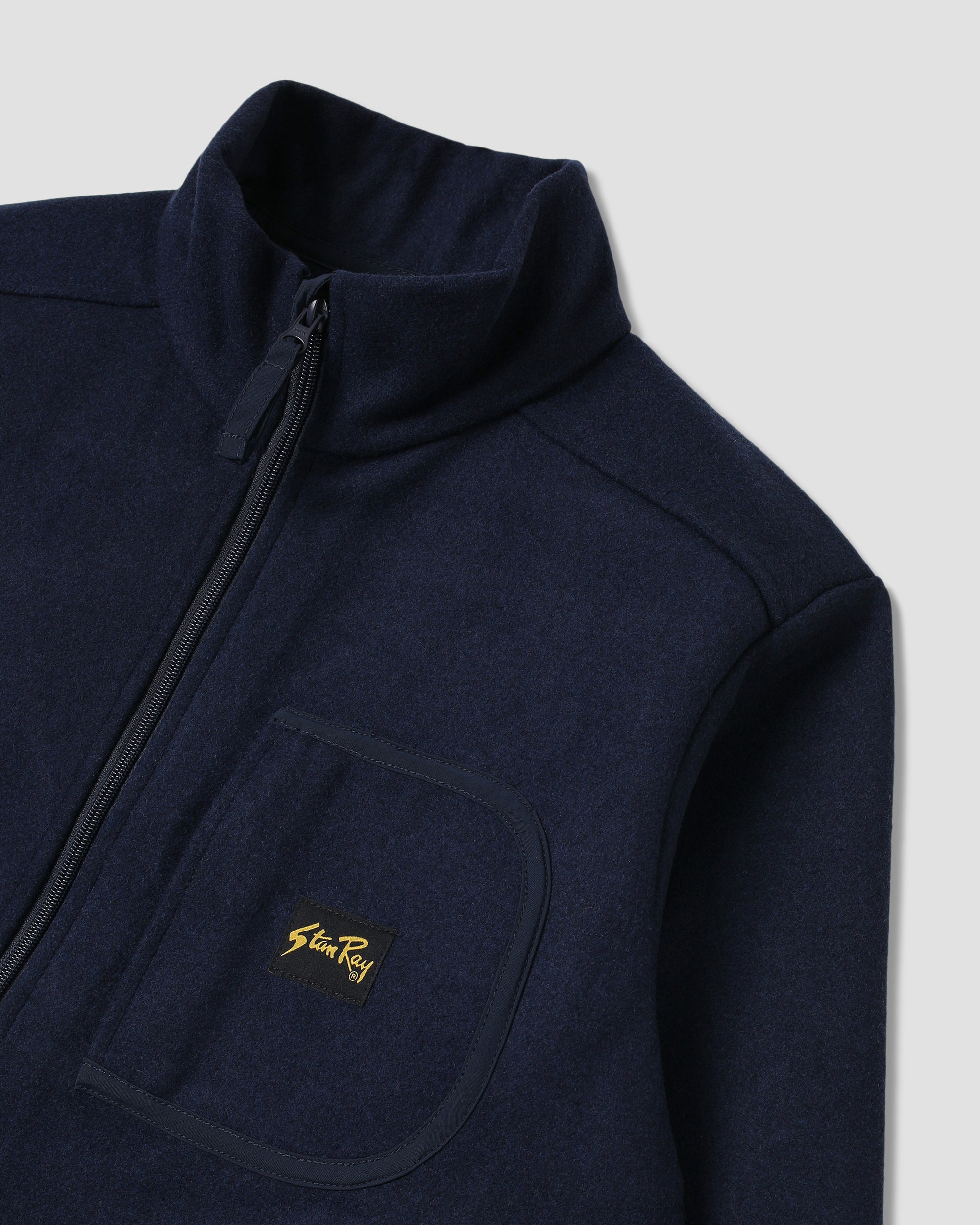 stan-ray-wool-fleece-jacket-navy-heather-wolljacke-herren image 6