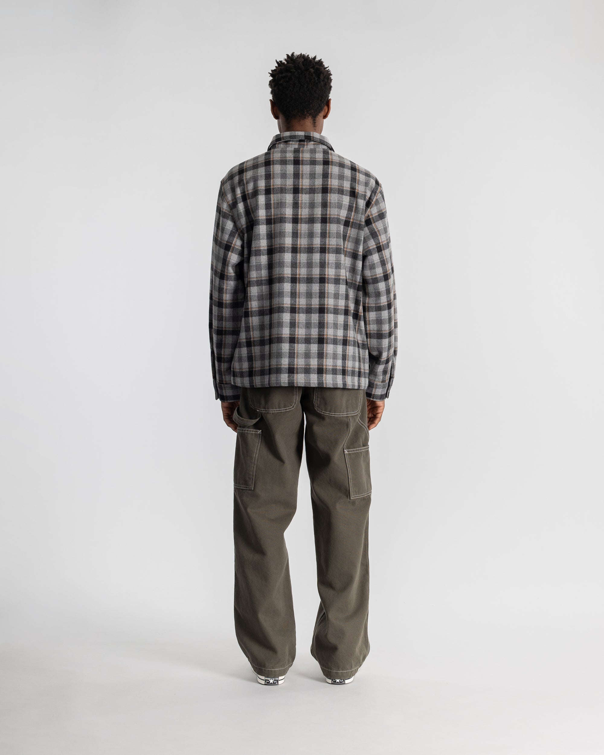 stan-ray-zip-shirt-hemdjacke-charcoal-plaid-flanell image 7