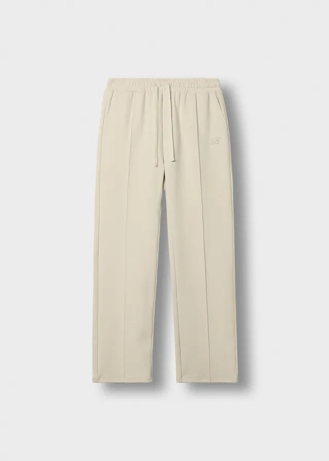 burocs-sweatpants-wide-leg-seam-beige-baumwolle image 1