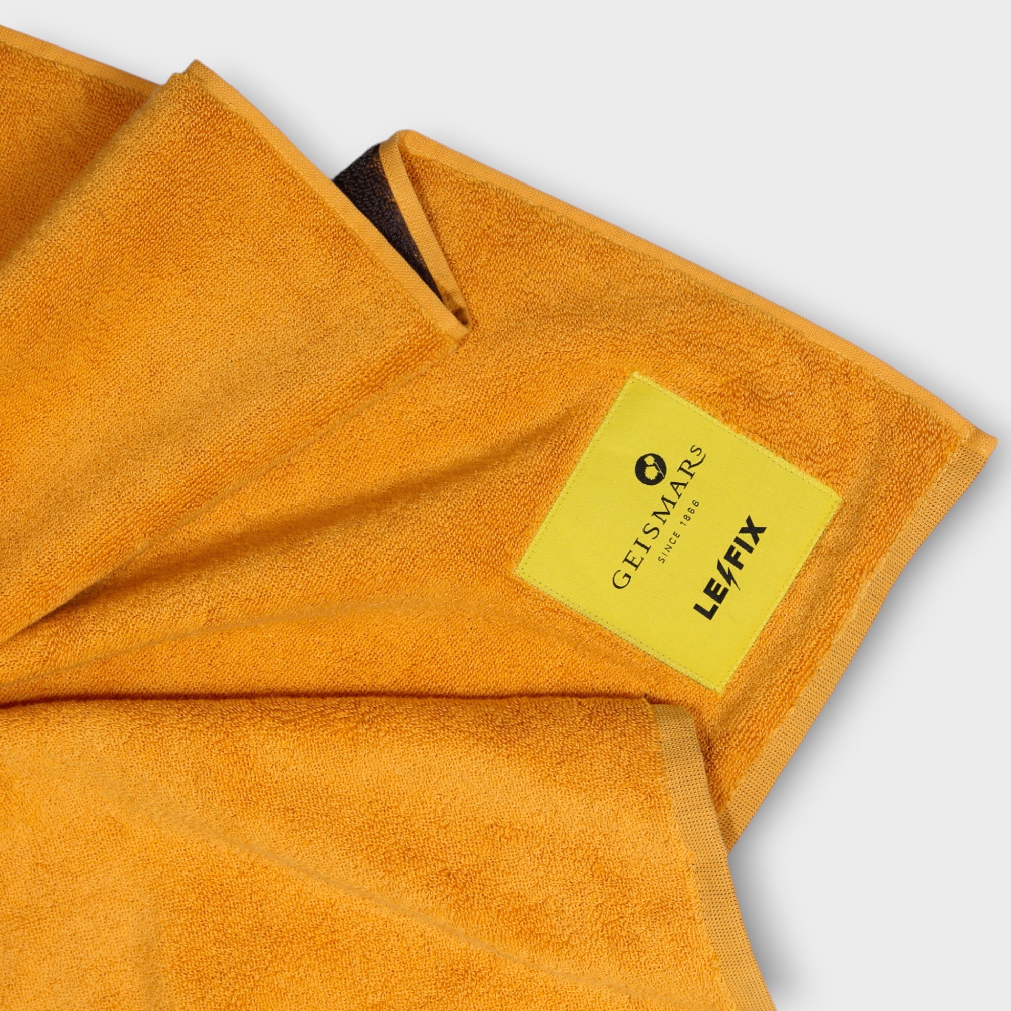 le-fix-geismars-strandtuch-orange-grau-100x150-cm image 3