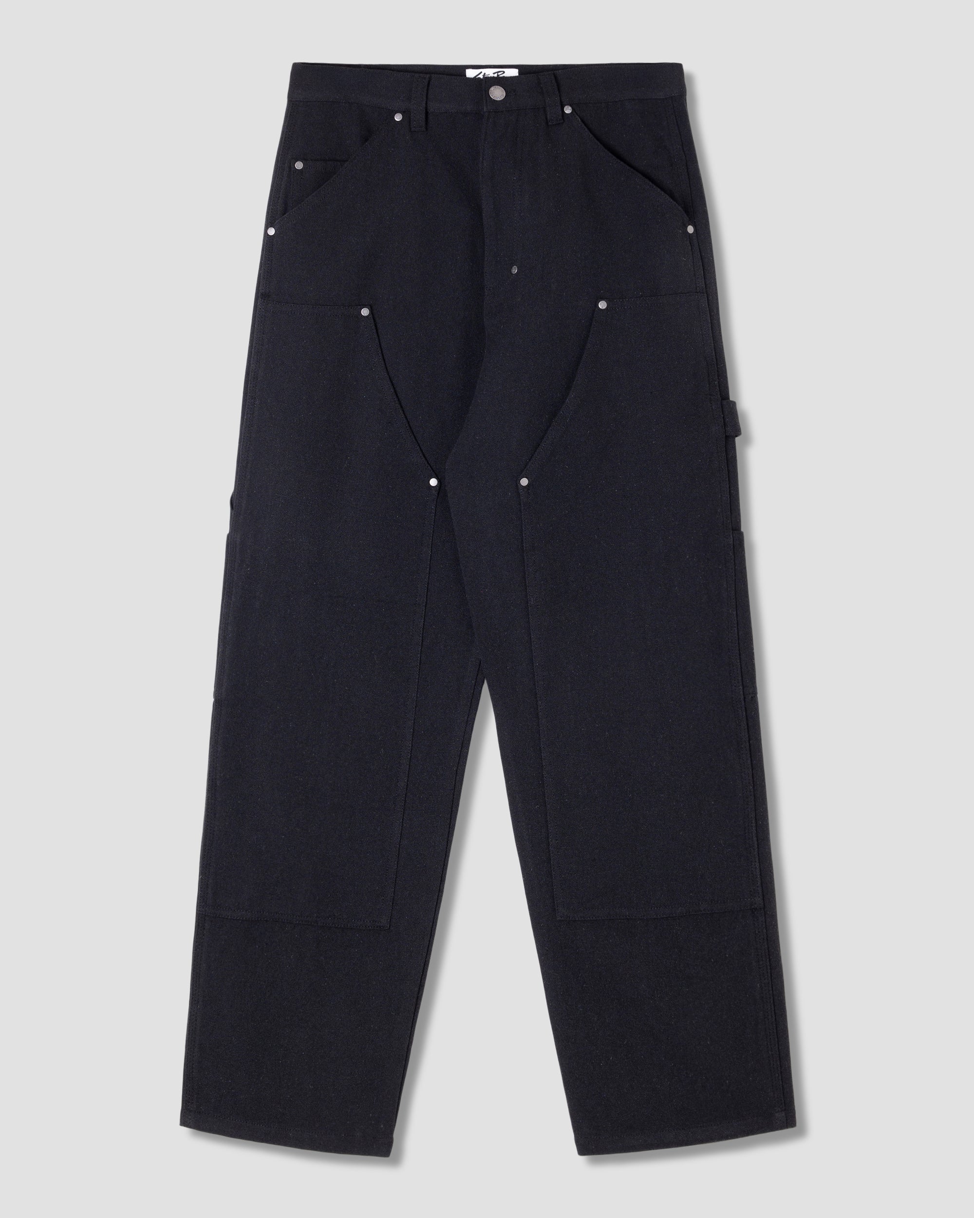stan-ray-straight-double-knee-hose-schwarz-canvas image 1