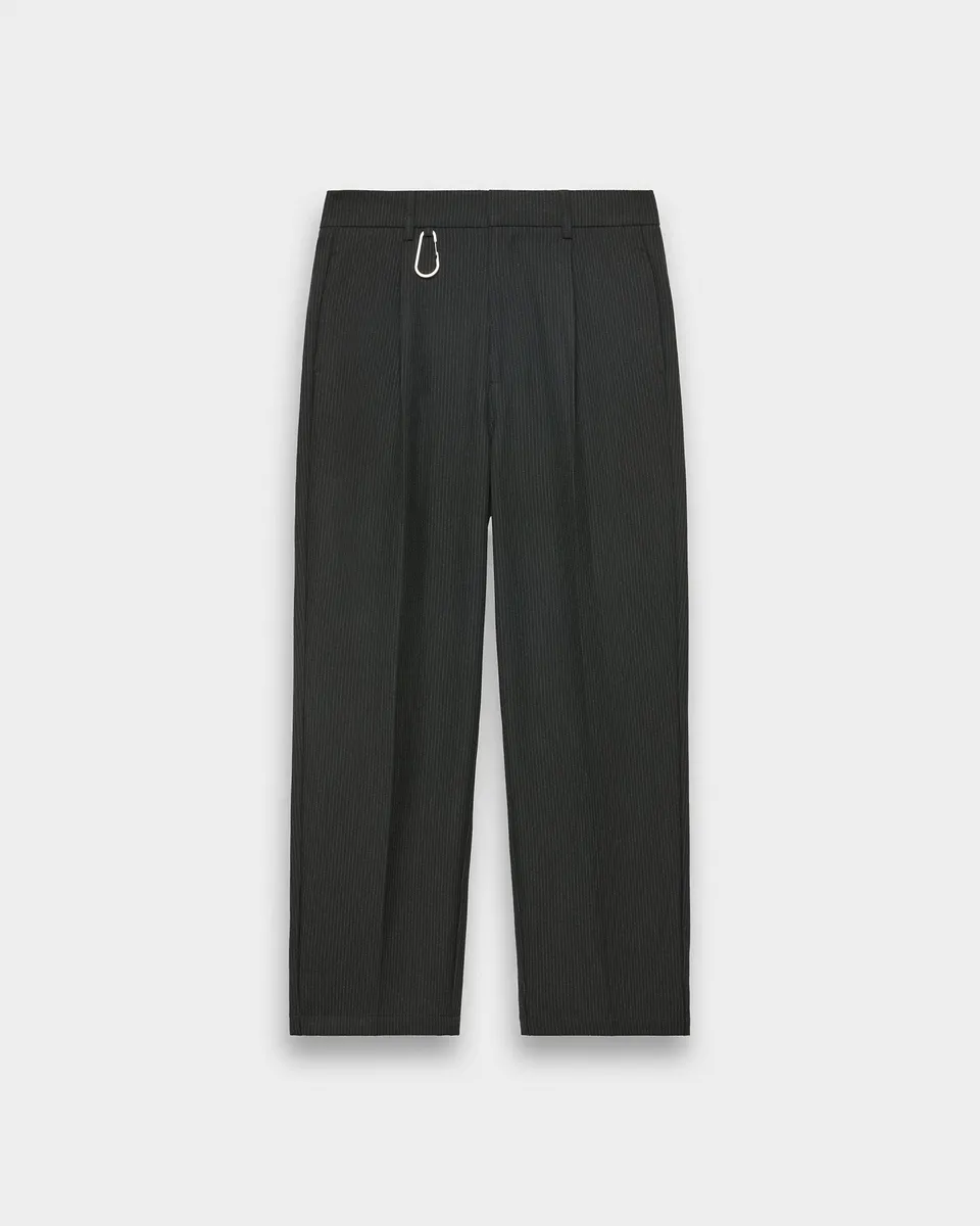 eightyfive-bottoms-pinstripe-baggy-tailored-pants-schwarz-viskose image 1