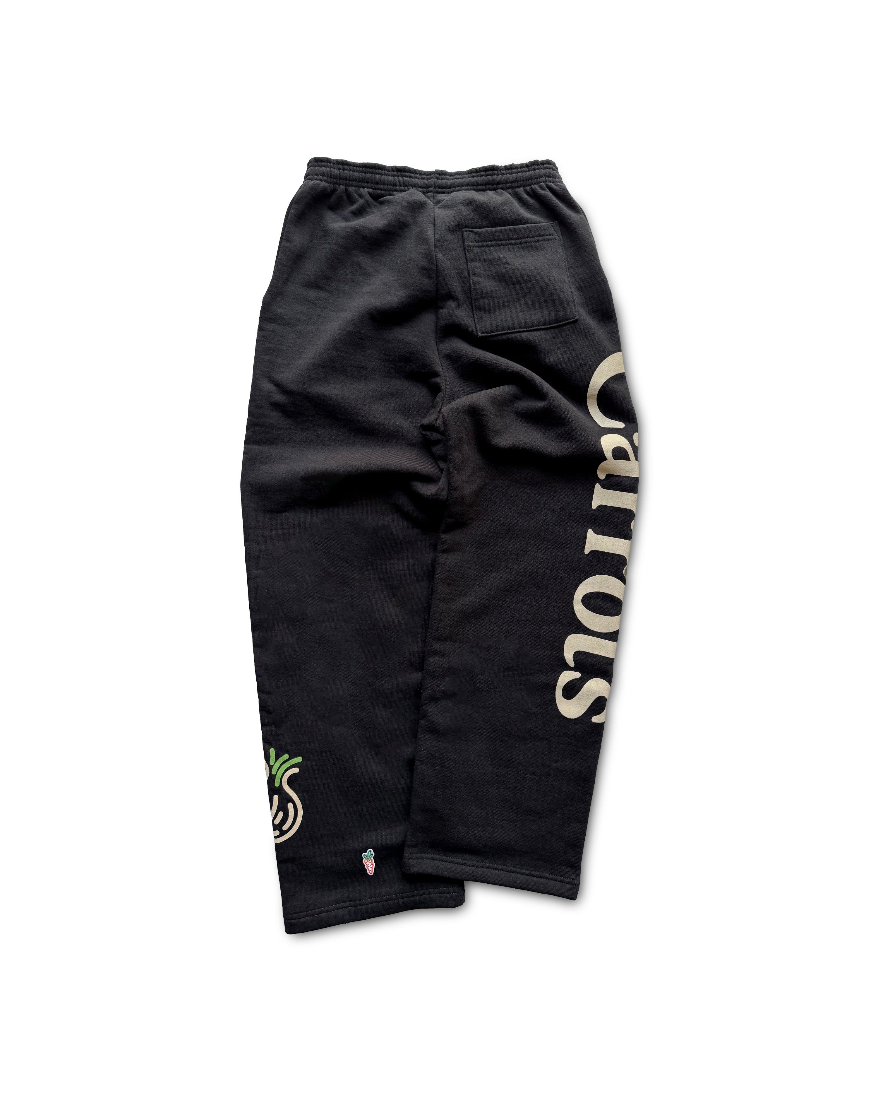carrots-onions-wordmark-sweatpants-herren-schwarz-fleece image 2
