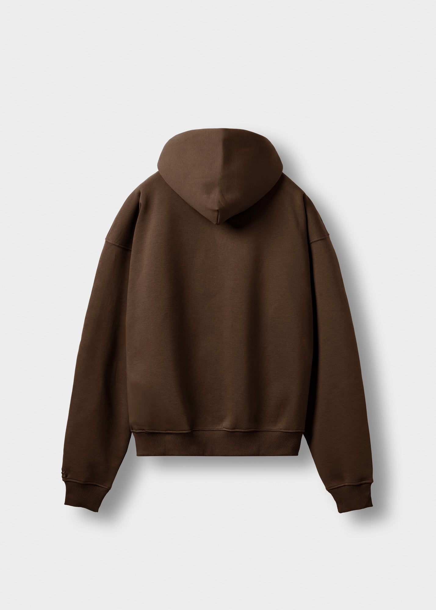 burocs-basic-zip-hoodie-chocolate-brown-m-baumwolle image 2