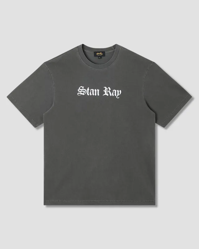 stan-ray-hardcore-tee-washed-black-logo-220gsm image 1