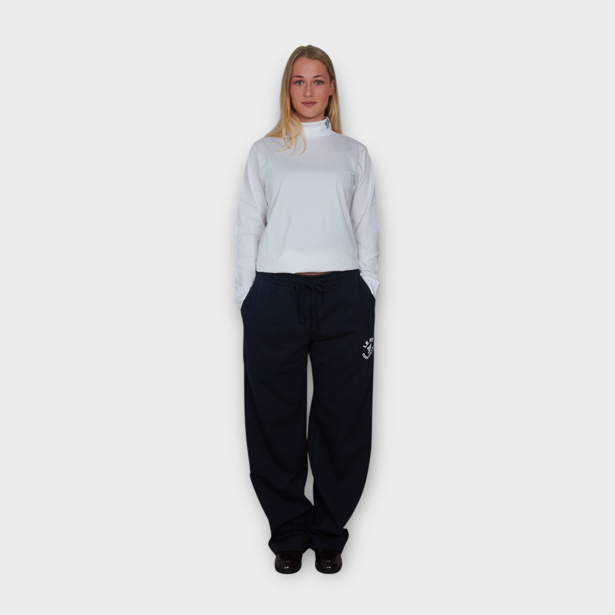 le-fix-sweatpants-navy-baggy-jogginghose-baumwolle image 2
