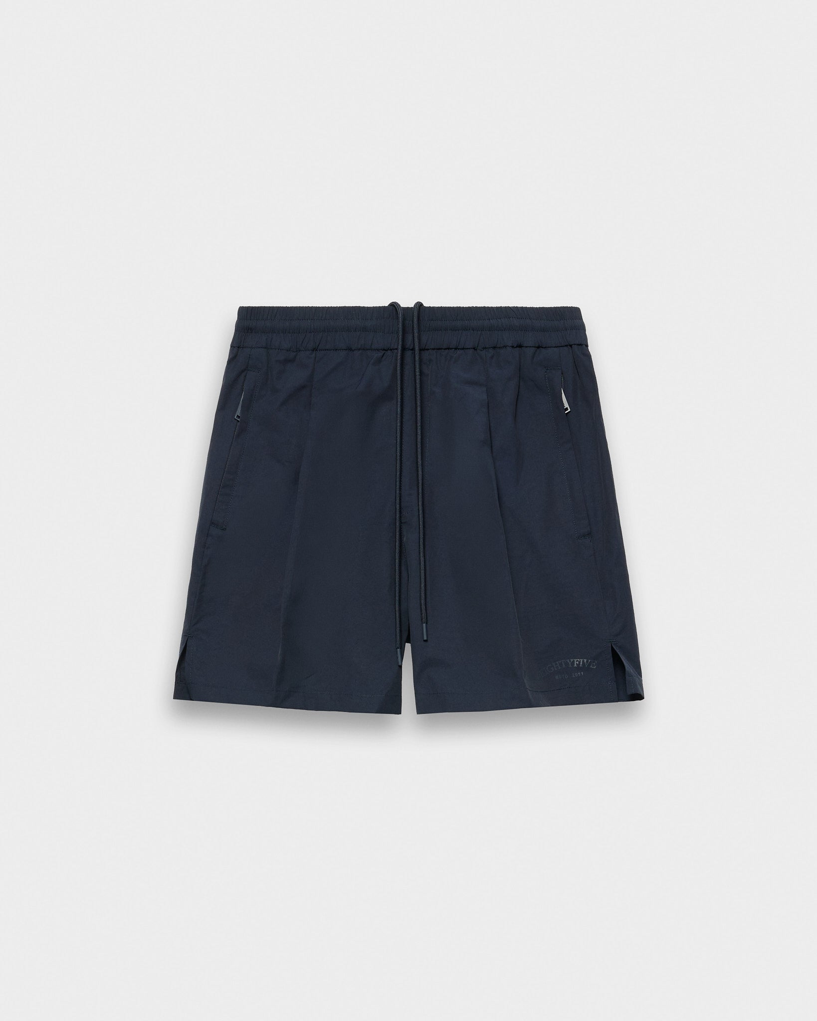 eightyfive-bottoms-nylon-track-shorts-sportshorts-navy image 1