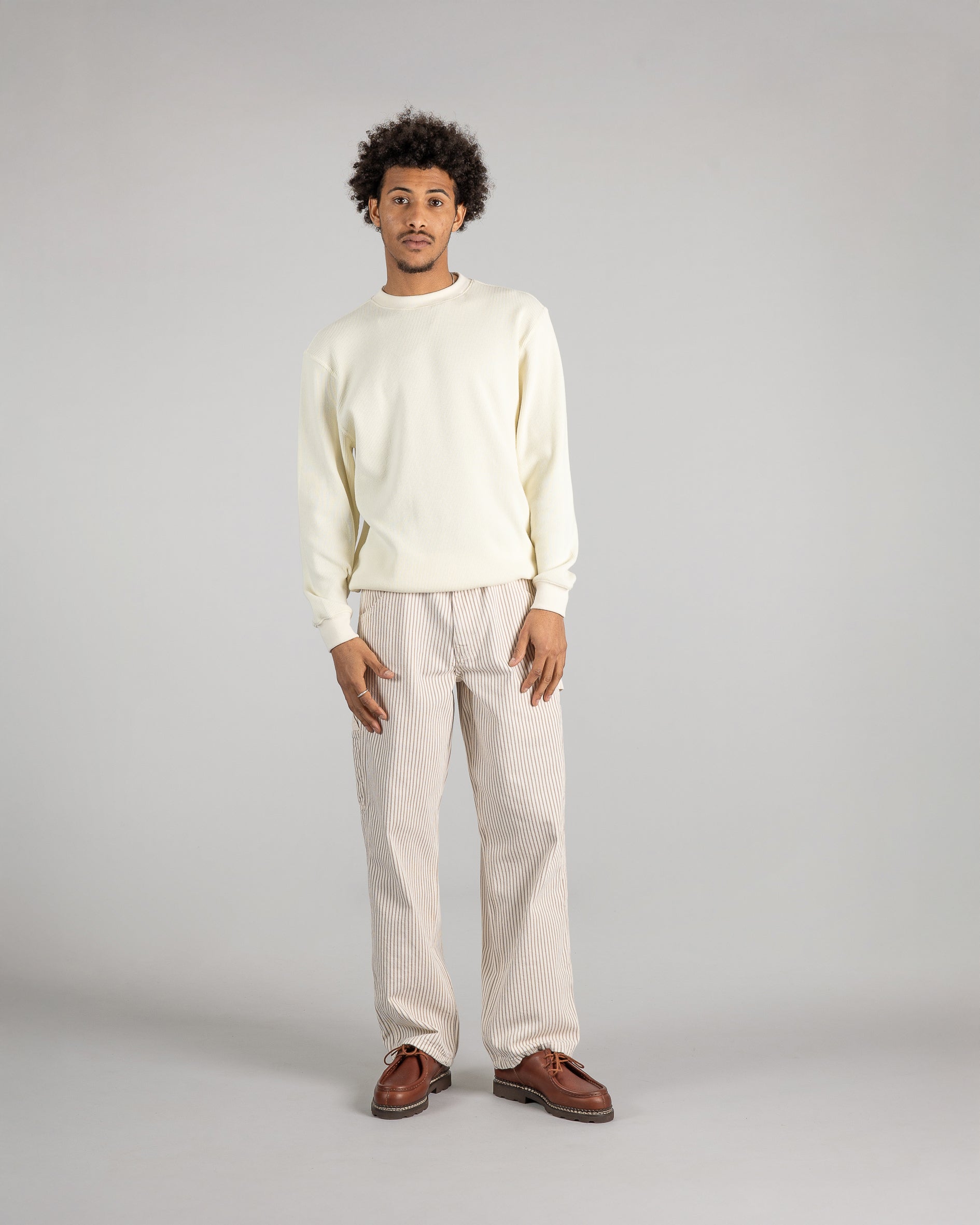 stan-ray-waffle-crew-sweatshirt-natural-langarm image 2