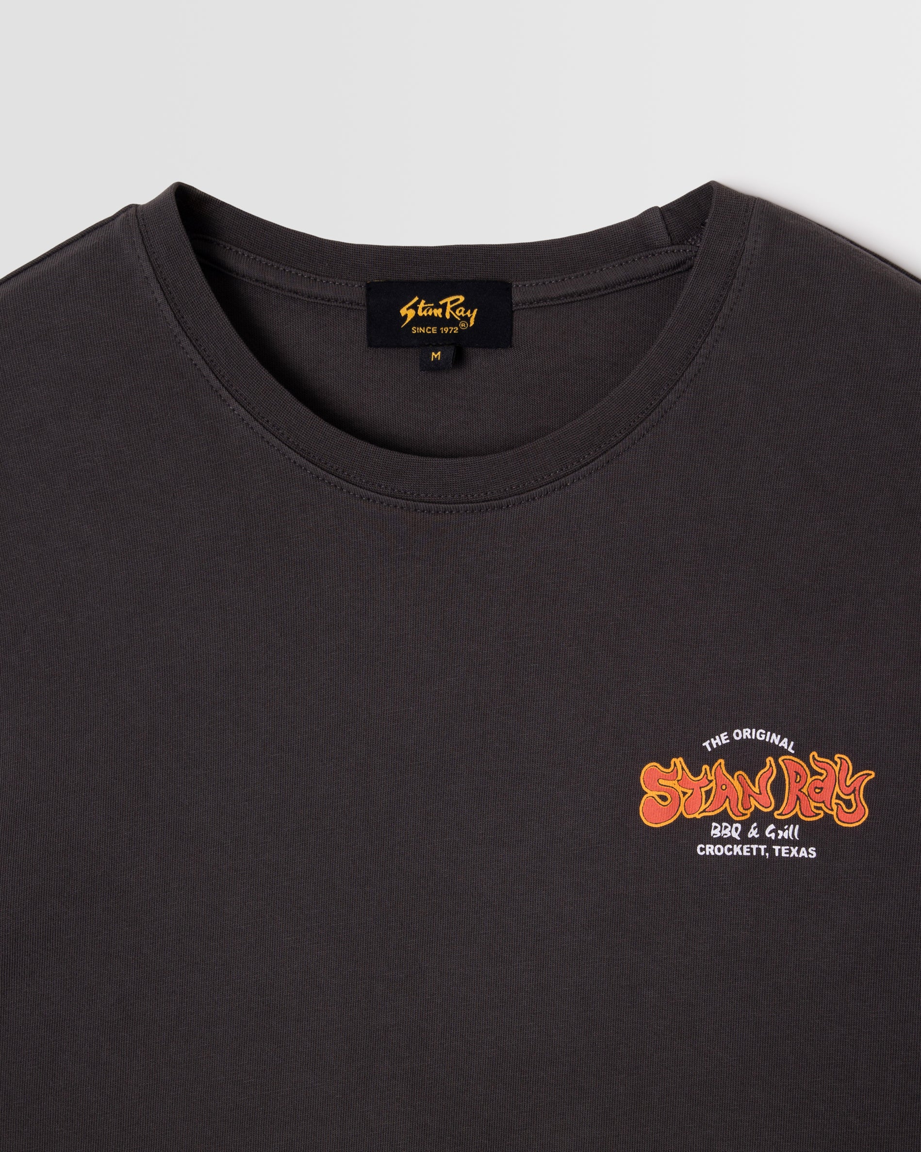 stan-ray-bbq-tee-t-shirt-raven-black-baumwolle image 3
