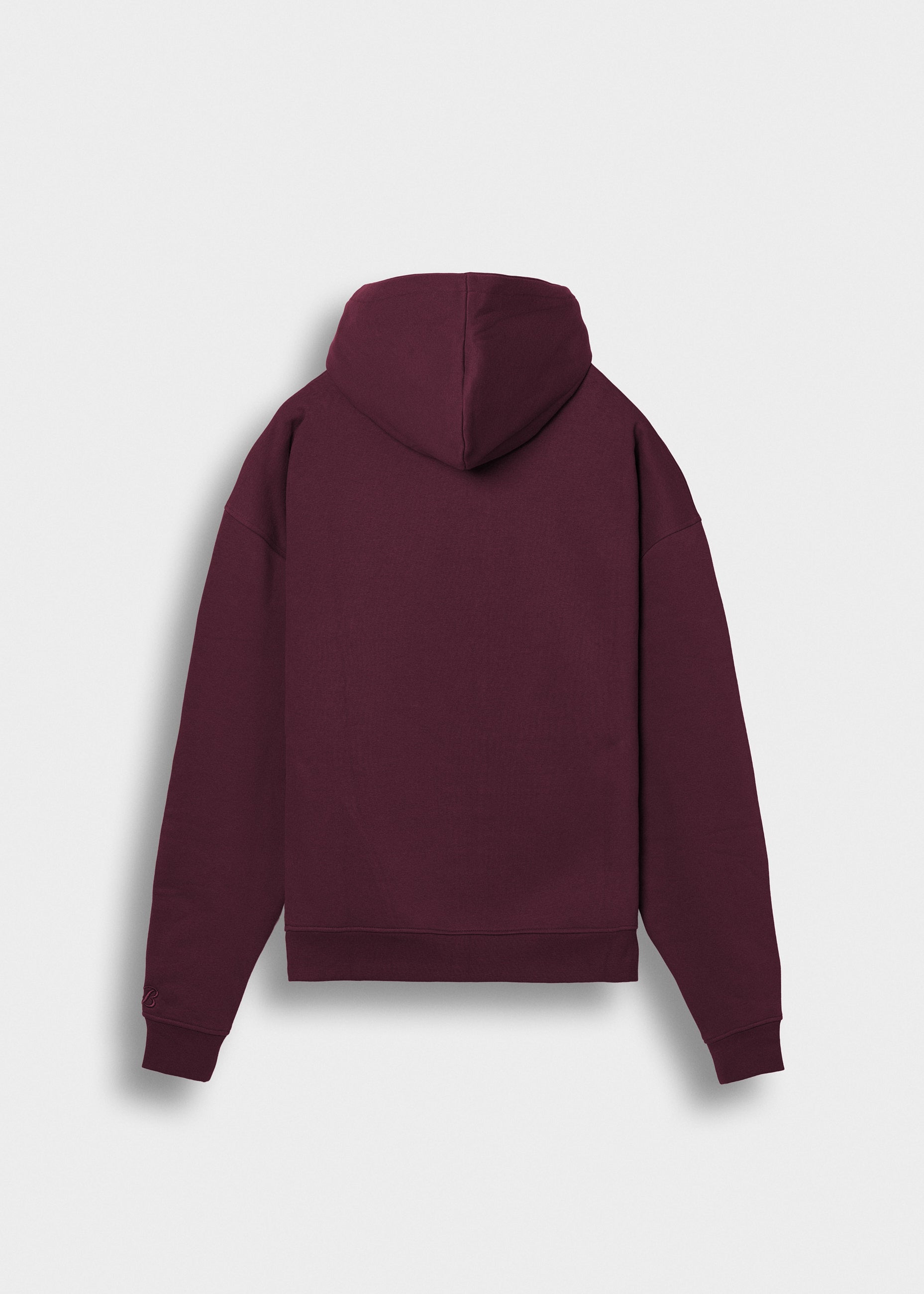 burocs-basic-hoodie-br-1325-kapuzenpullover-burgundy-oversized image 2