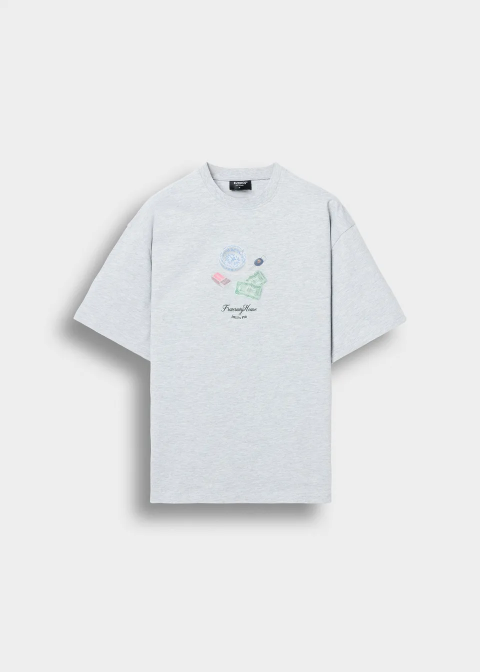 burocs-still-life-oversize-t-shirt-ash-grey-baumwolle image 1