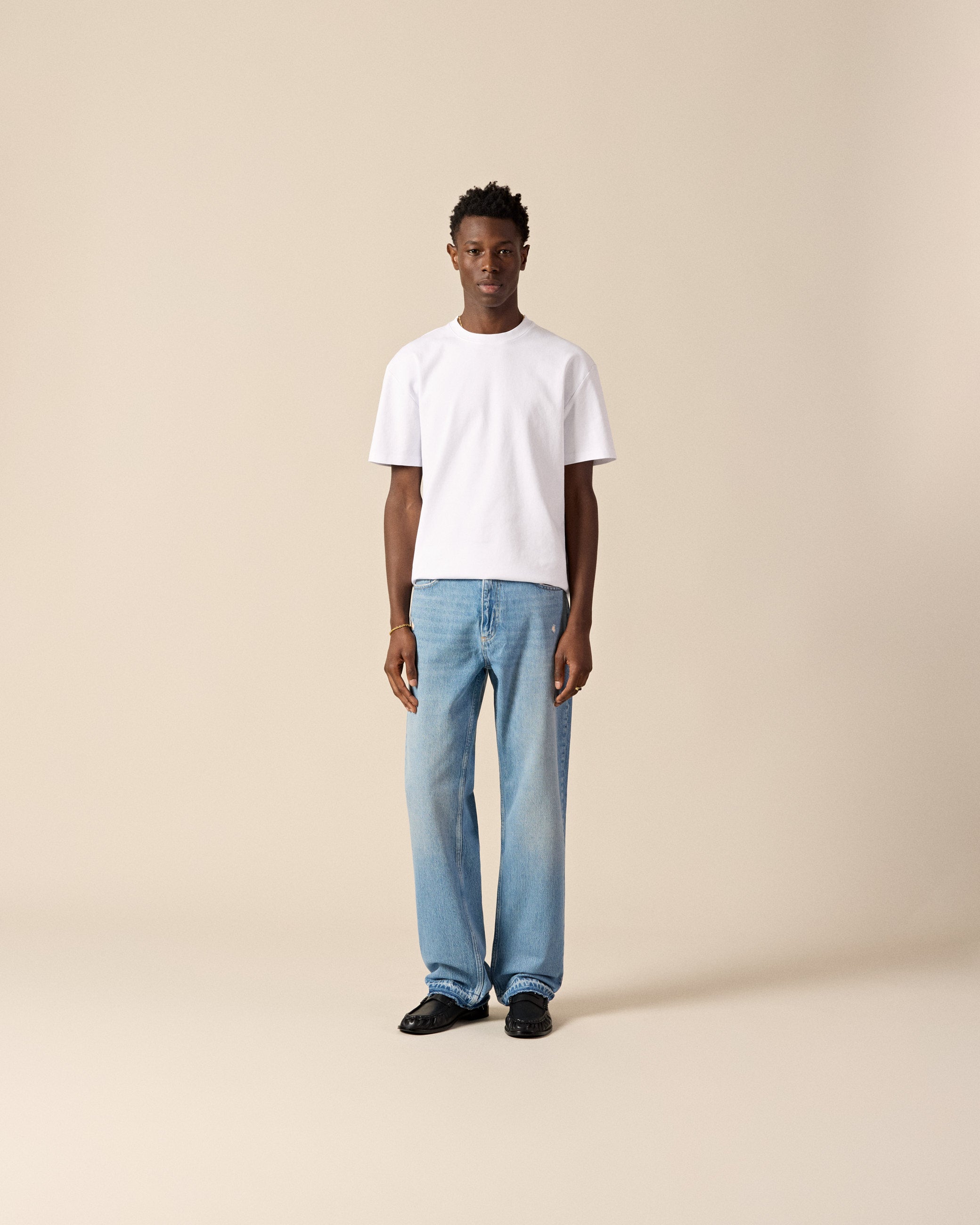 eightyfive-open-hem-straight-denim-herren-light-blue-baumwolle image 4