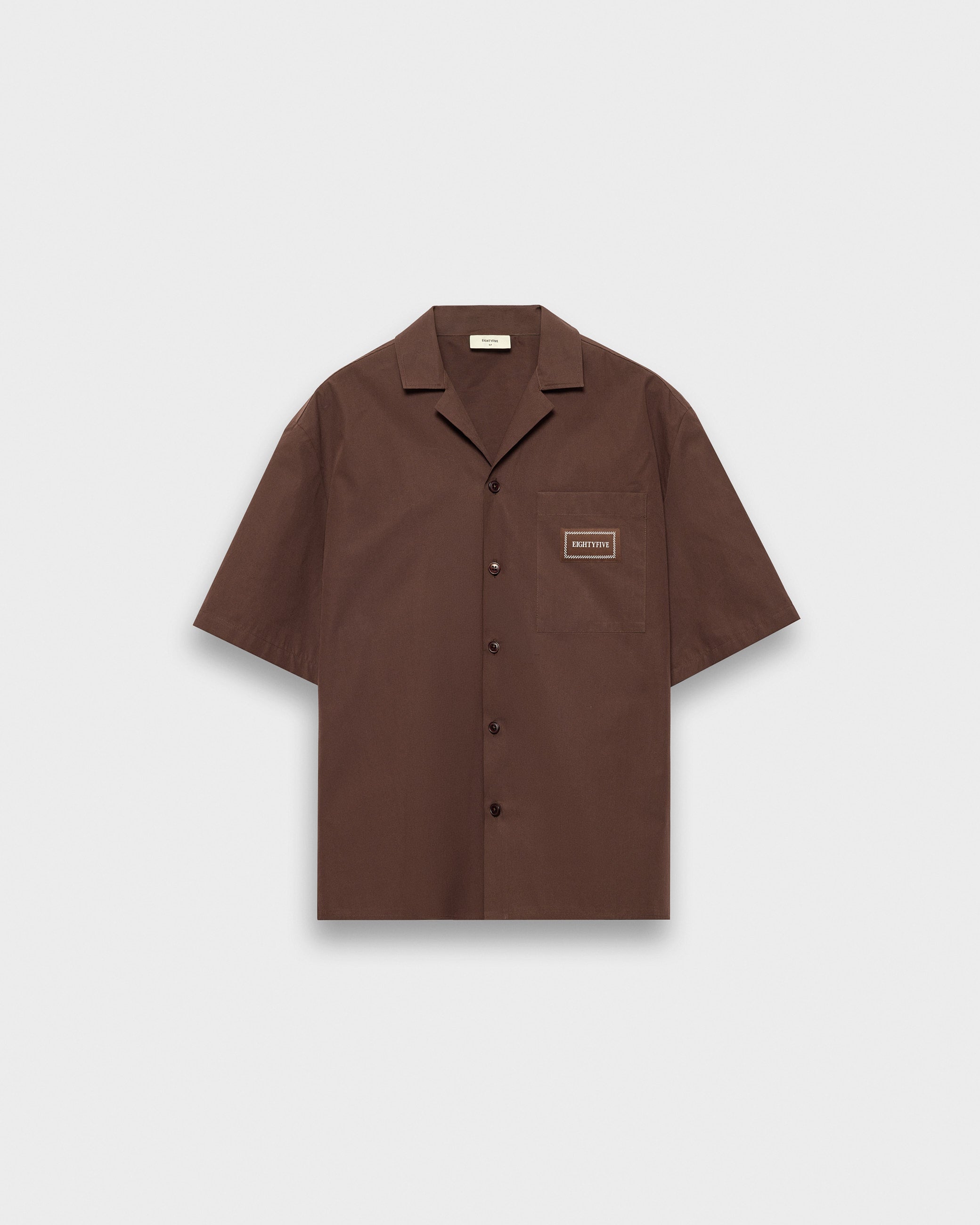 eightyfive-tops-resort-shirt-freizeithemd-brown image 1