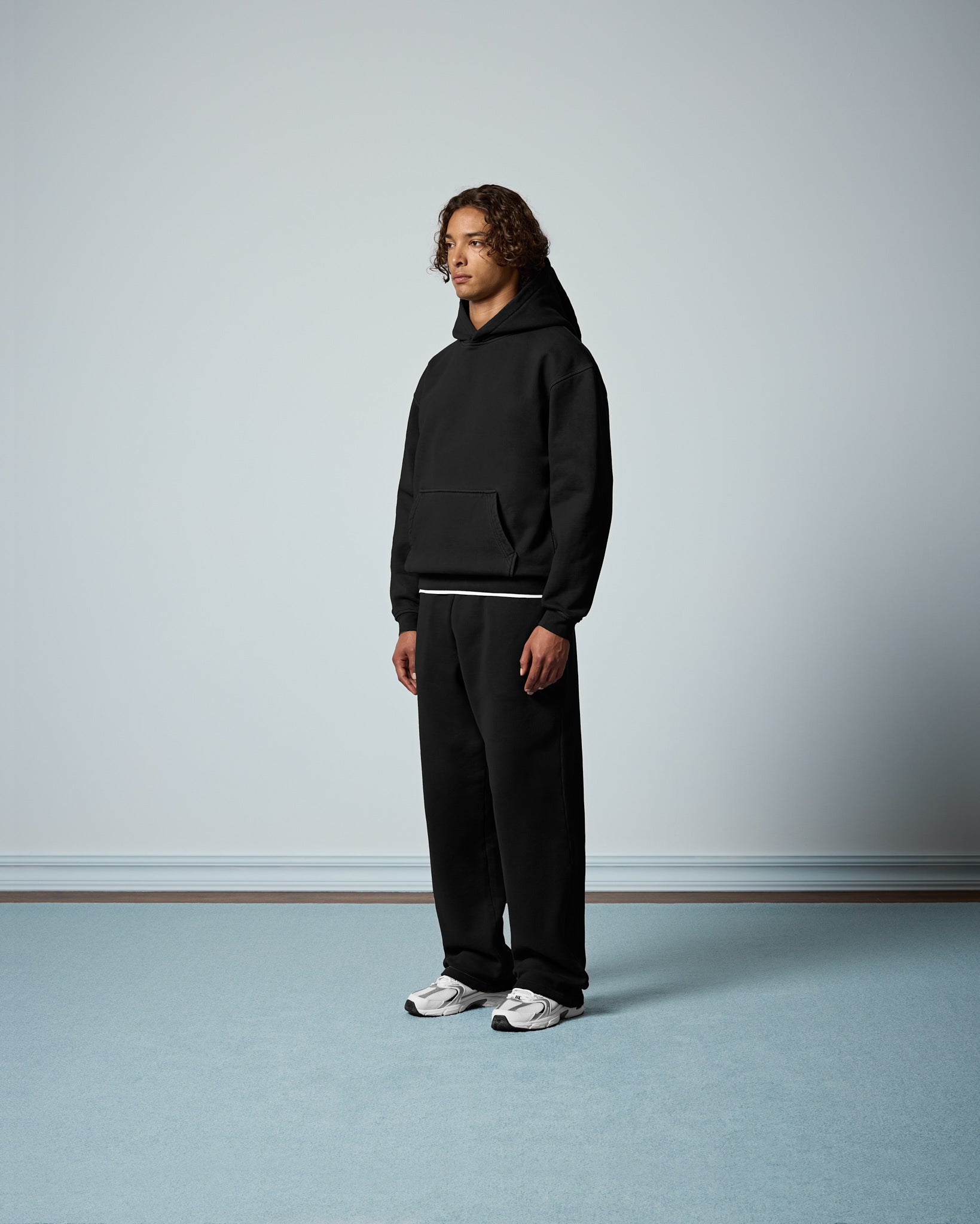 eightyfive-signature-heavy-hoodie-black-baumwolle image 5