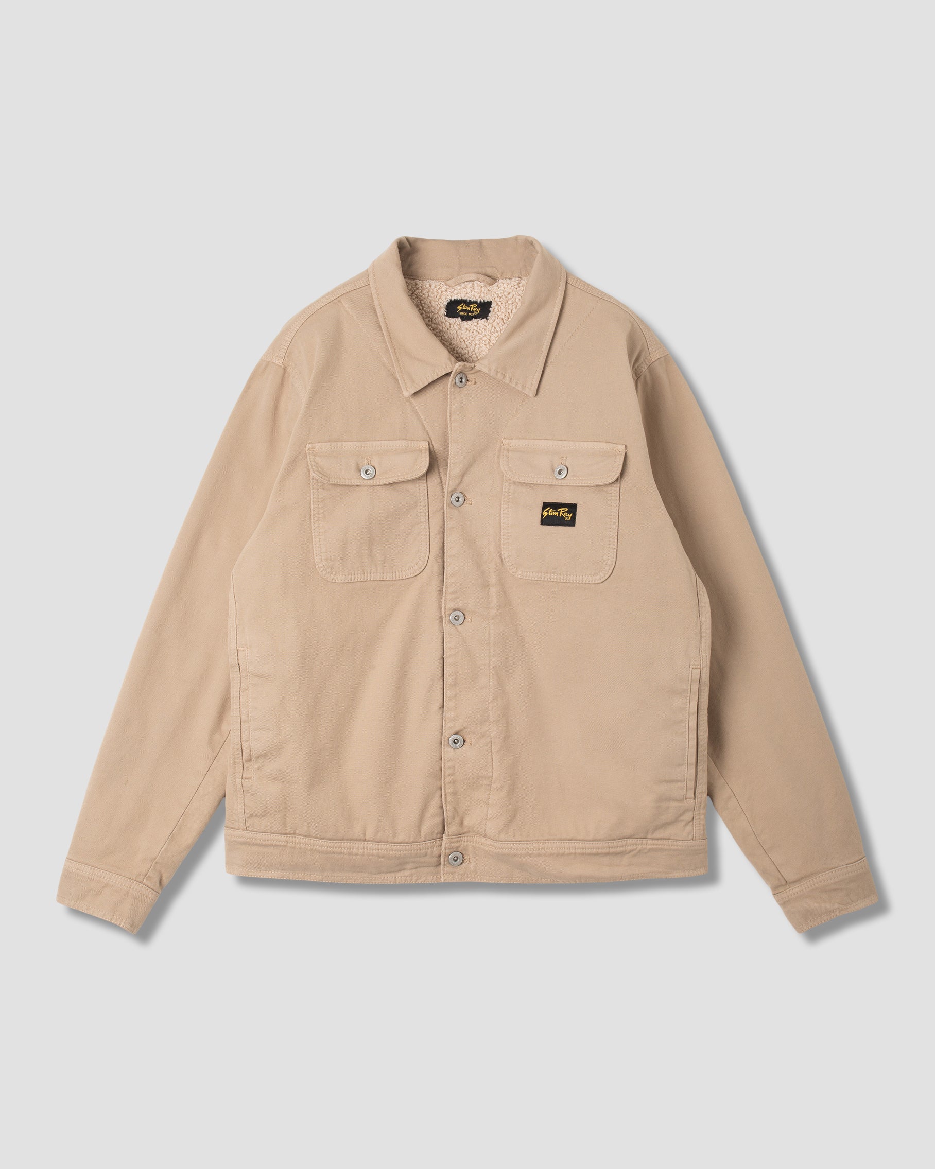 stan-ray-trucker-jacket-khaki-duck-baumwoll-jacke image 1