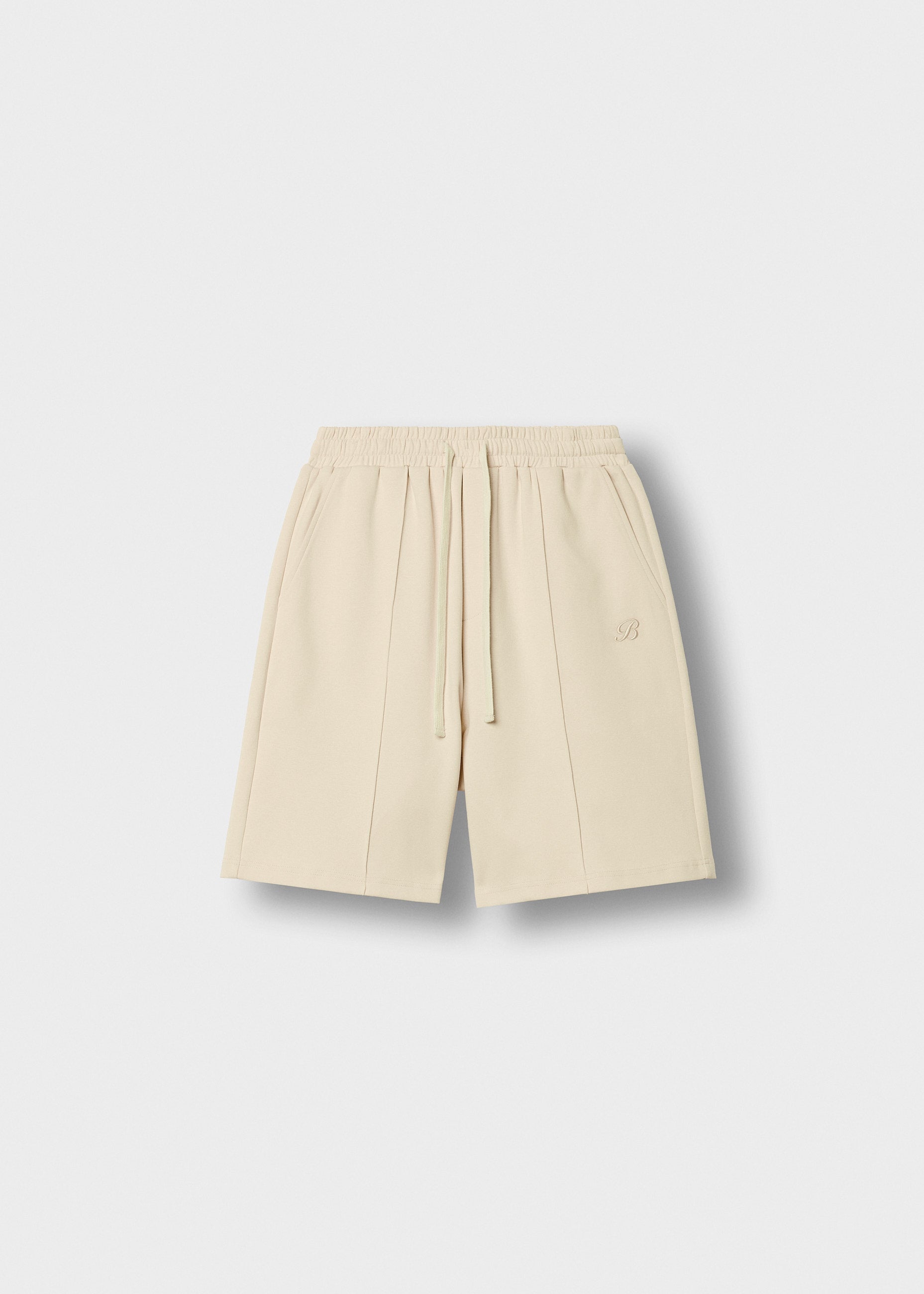 burocs-shorts-sweatshorts-with-seam-beige-relaxed-fit image 1
